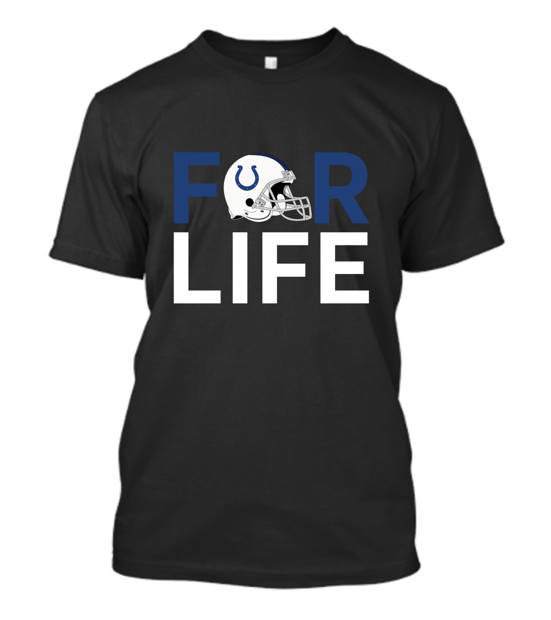 Indianapolis Colts Helmet For Life For Fans T-Shirt