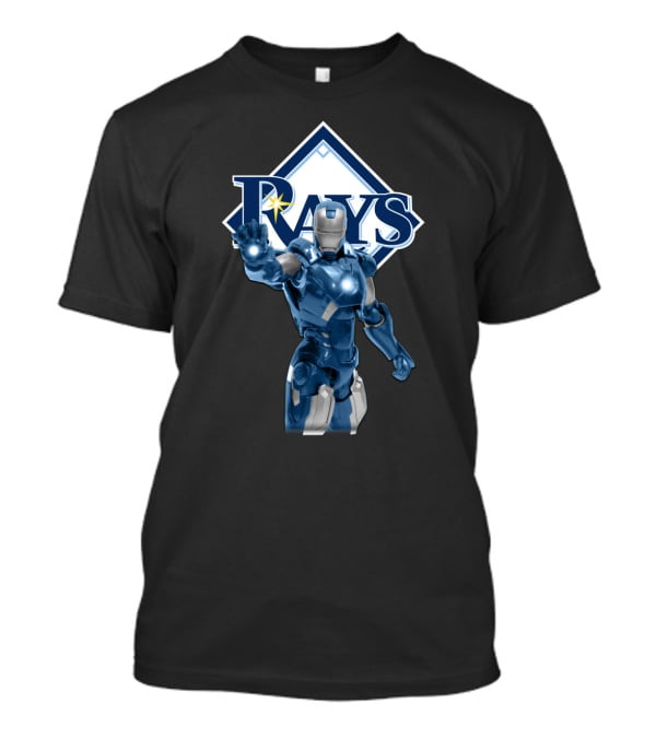 Tampa Bay Rays Iron Man Crossover Marvel Baseball Collaboration T-Shirt