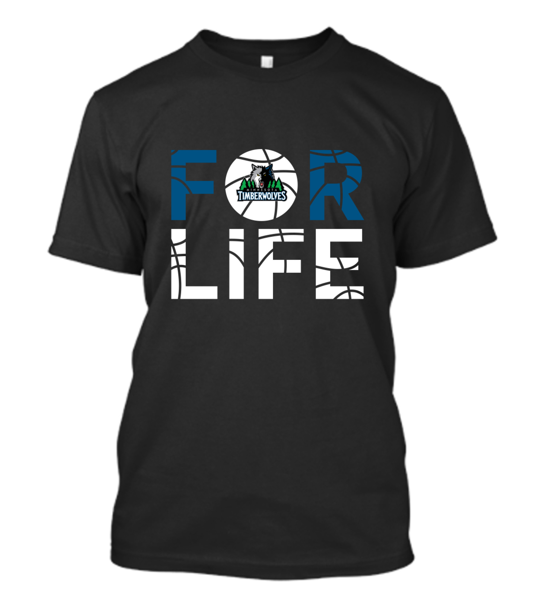 Minnesota Timberwolves Basketball For Life Fans T-Shirt