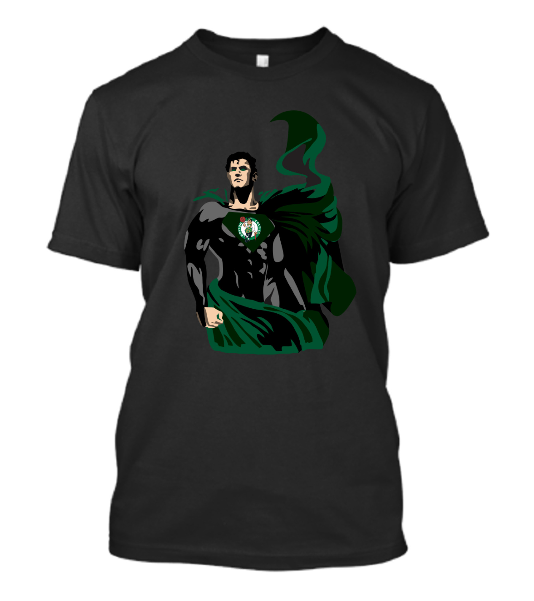 Superman Boston Celtics Fans Heroic T-Shirt