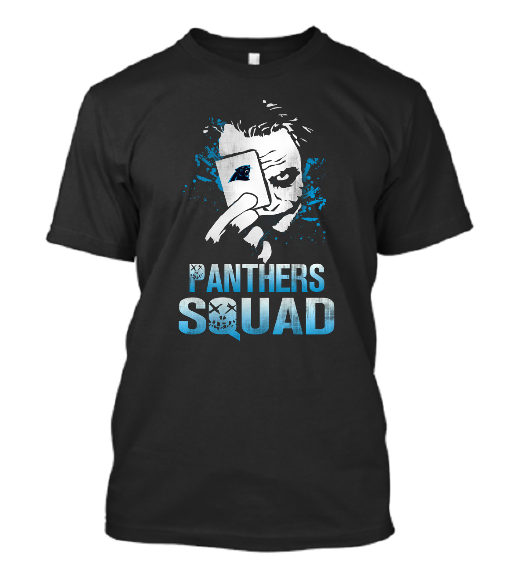 Panthers Squad Joker Card Carolina Panthers Fans T-Shirt