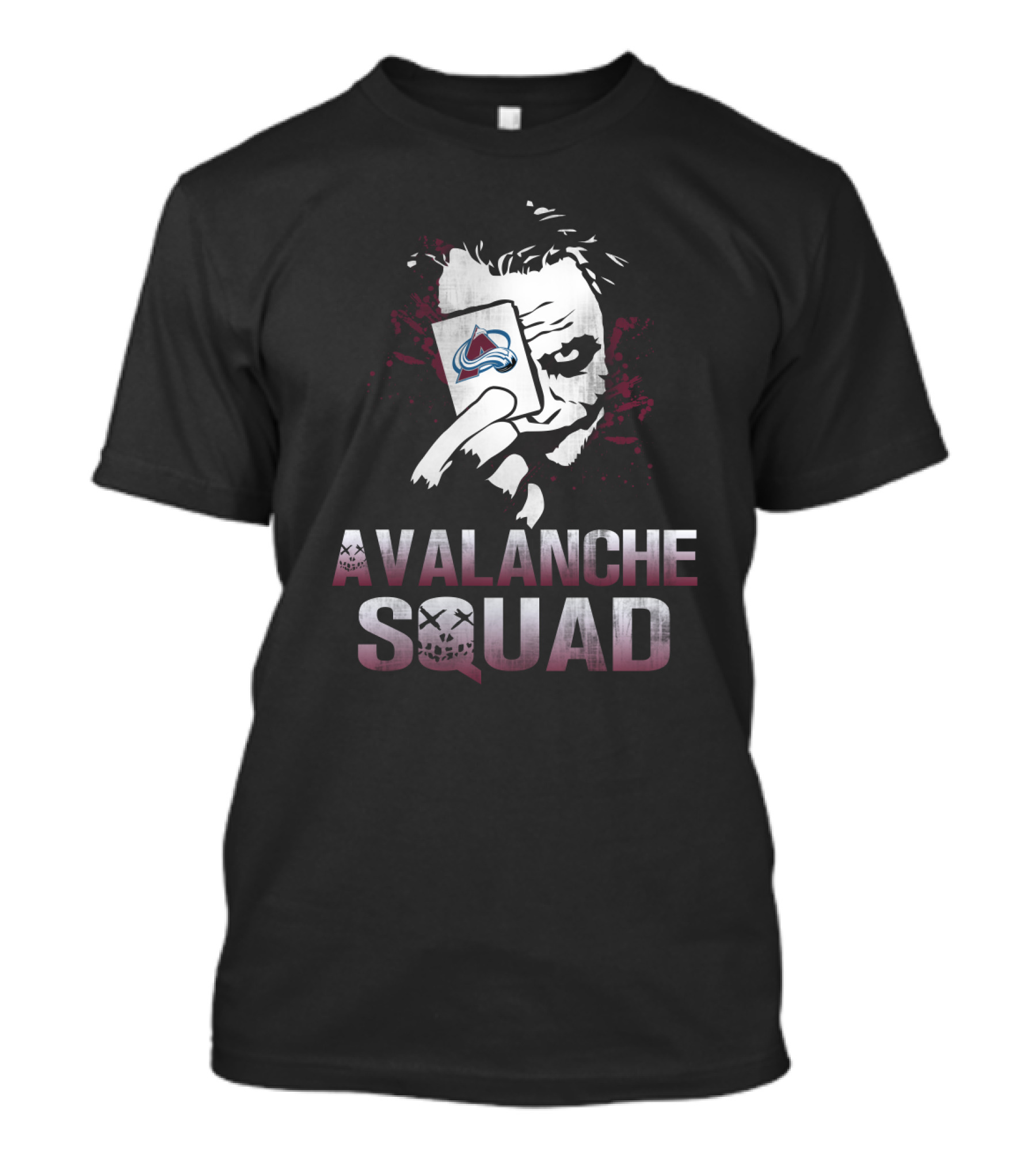 Avalanche Squad Joker With Colorado Avalanche T-Shirt