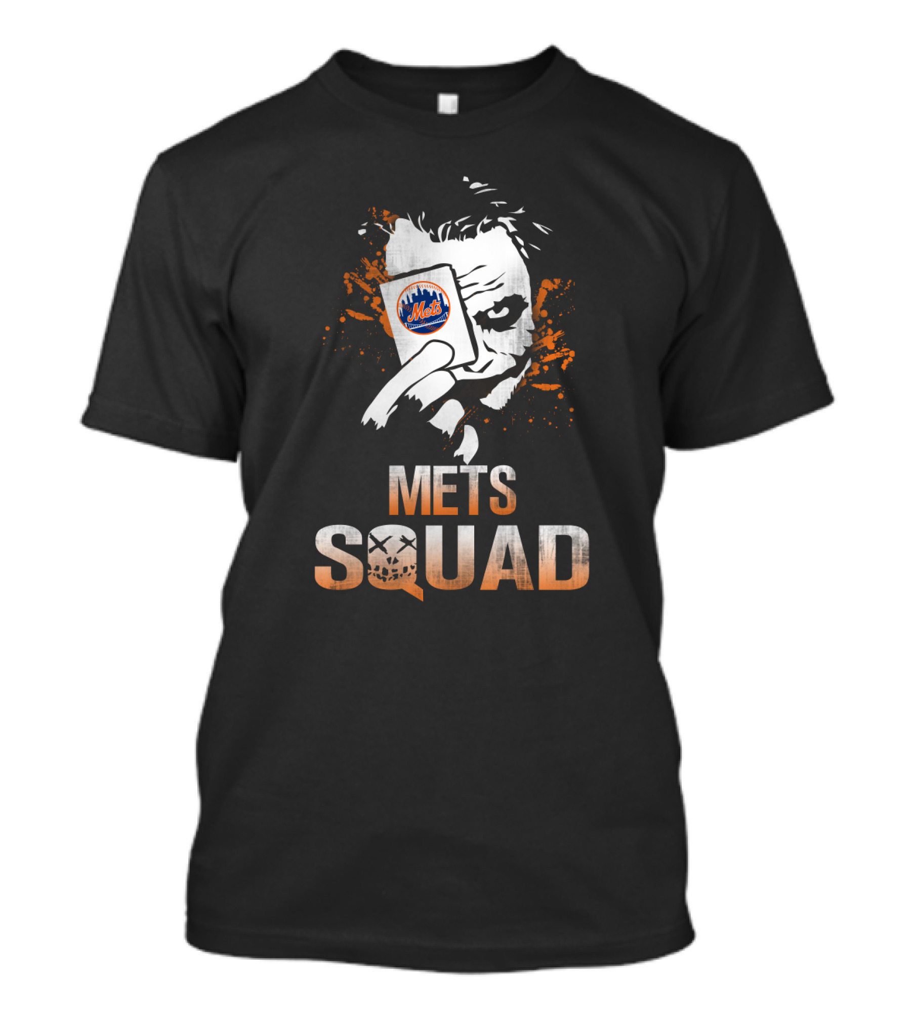 Mets Squad Joker Playing Card Graphic Featuring New York Mets T-Shirt