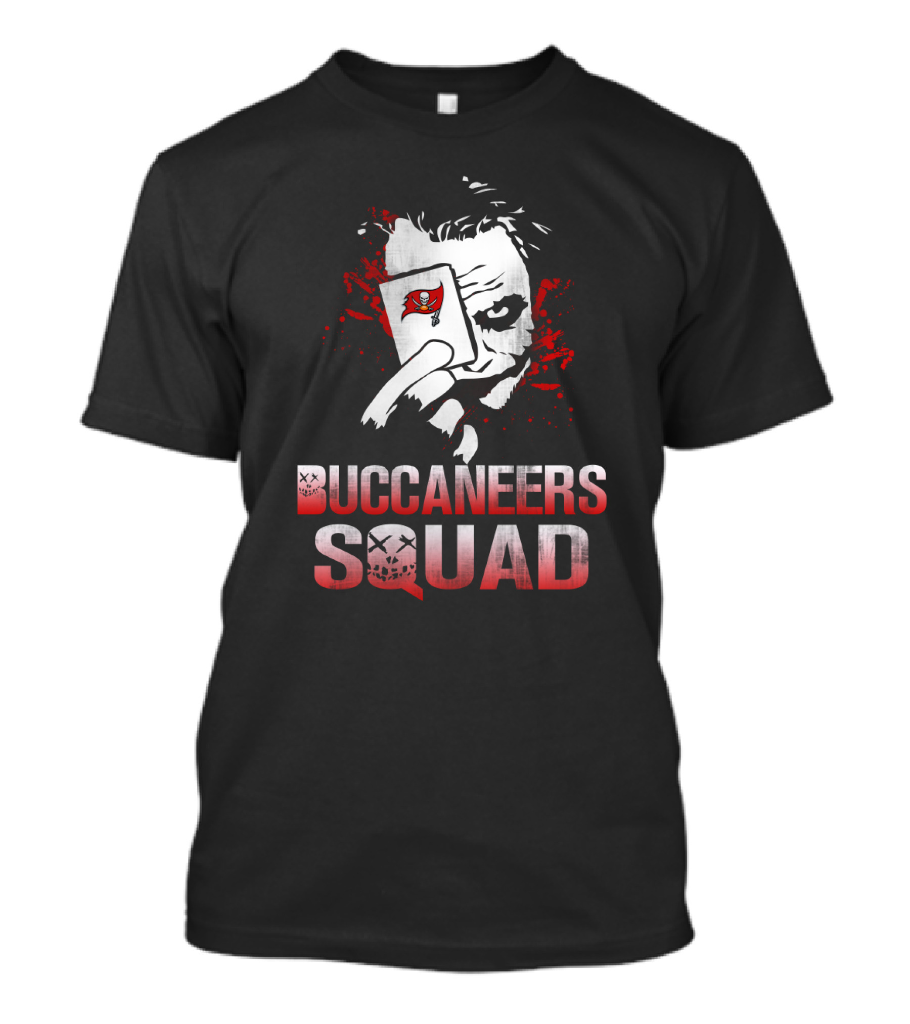 Buccaneers Squad Joker Card Face T-Shirt