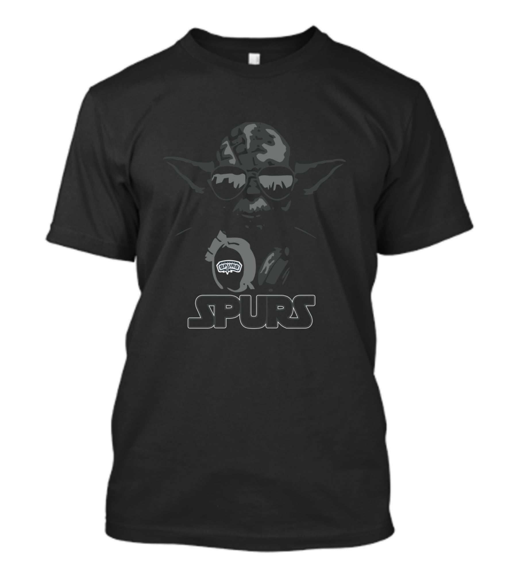 Yoda Star Wars Spurs Fans San Antonio Basketball Jedi T-Shirt