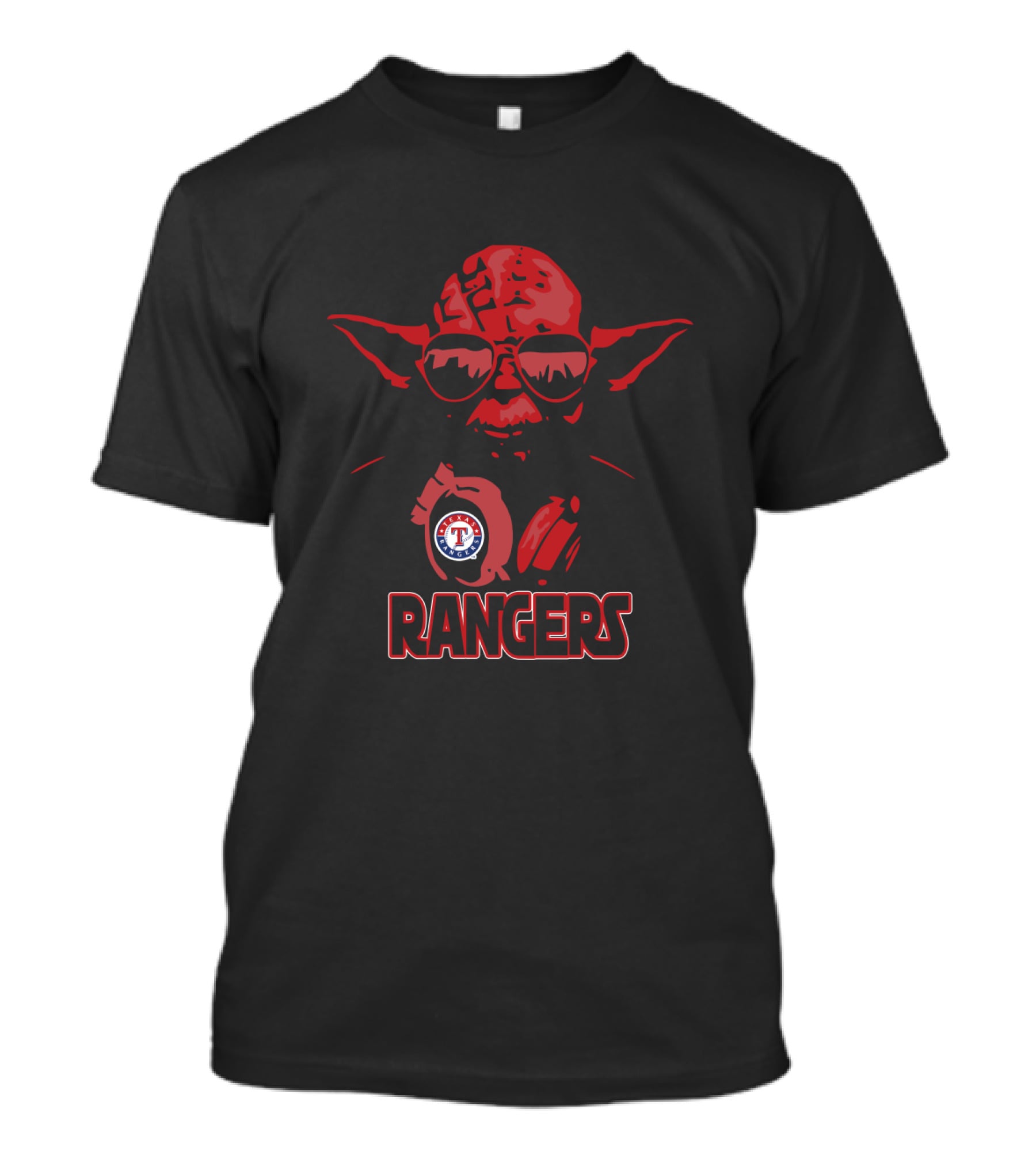 Yoda Rangers Star Wars Texas Fans T-Shirt