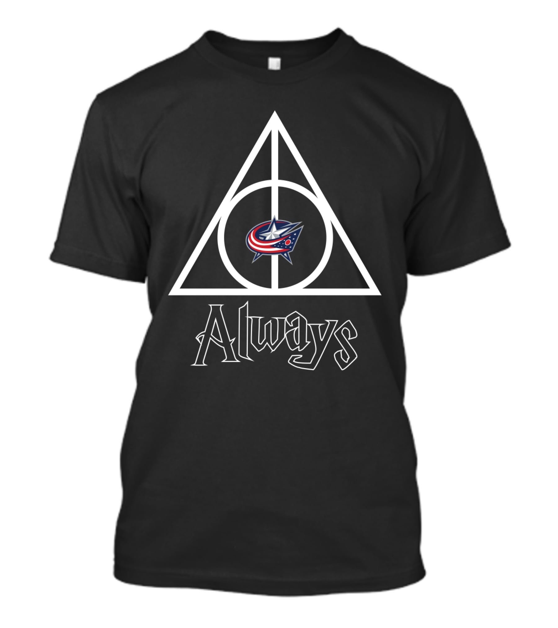 Always Deathly Hallows Columbus Blue Jackets T-Shirt