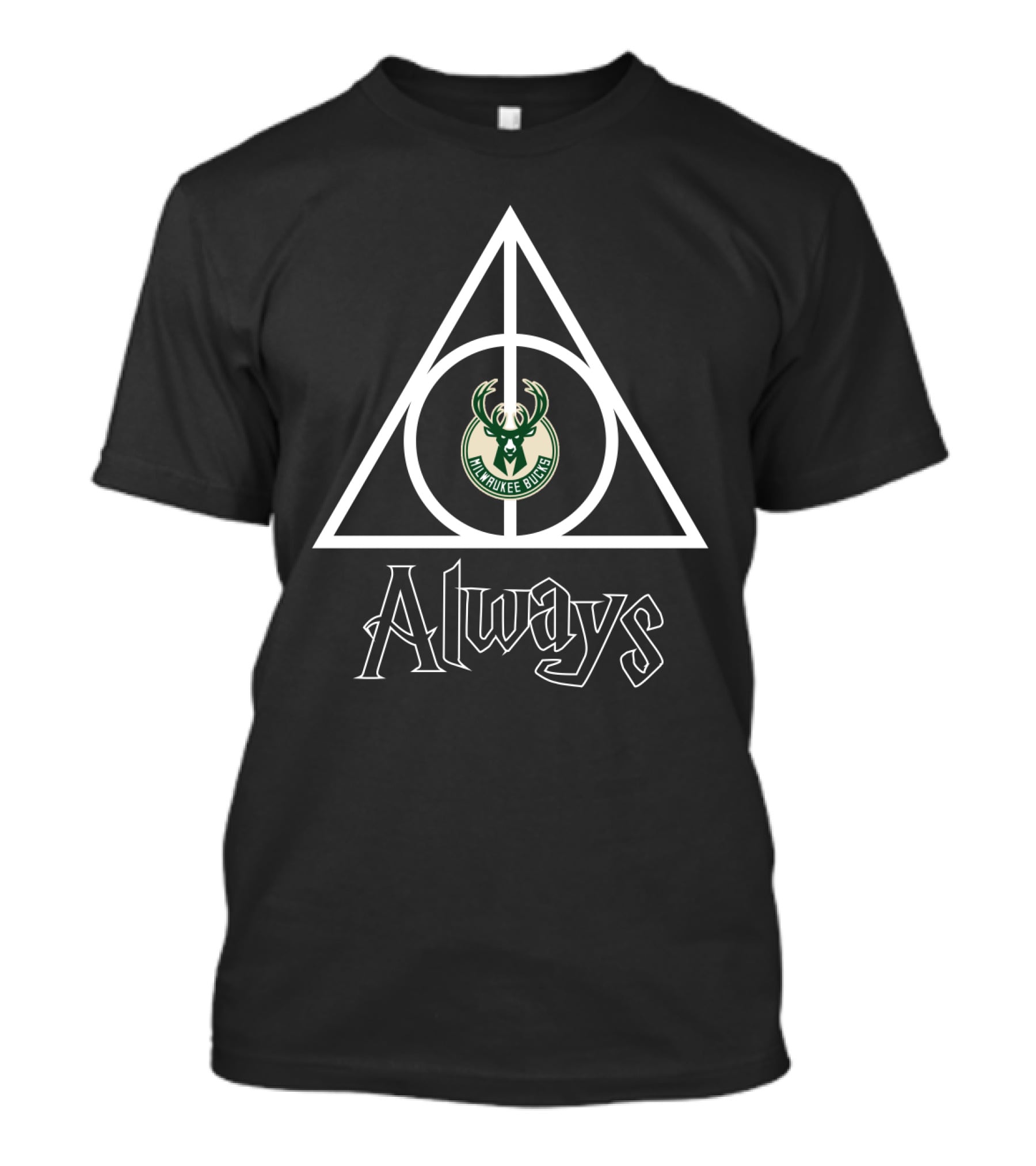 Deathly Hallows Milwaukee Bucks Always T-Shirt