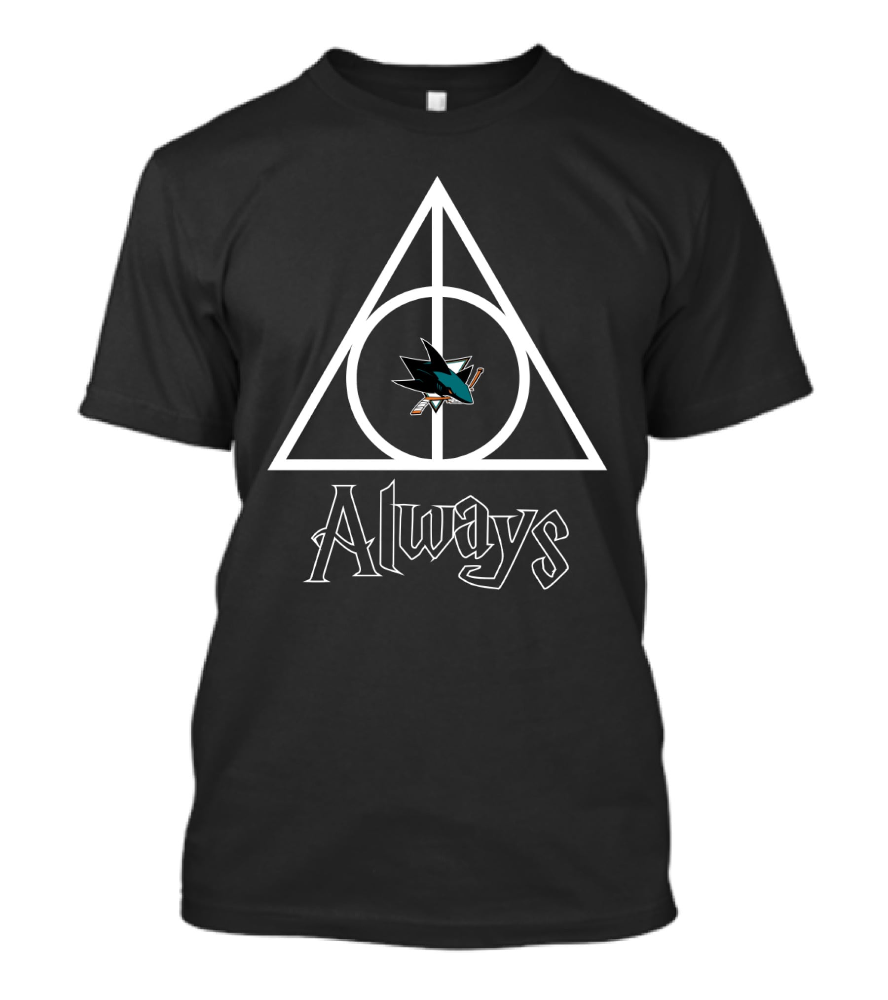 Always Deathly Hallows San Jose Sharks T-Shirt
