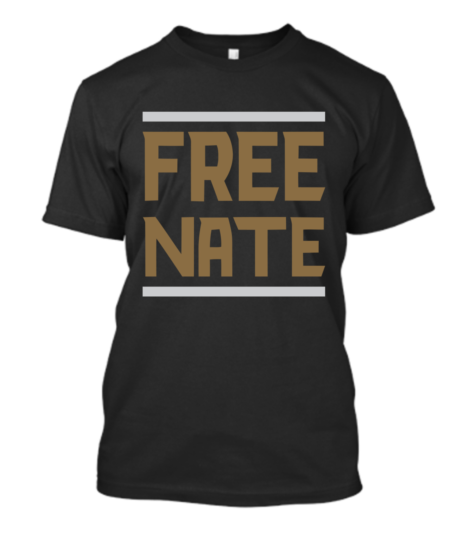 Free Nate Ice Hockey Movement T-Shirt