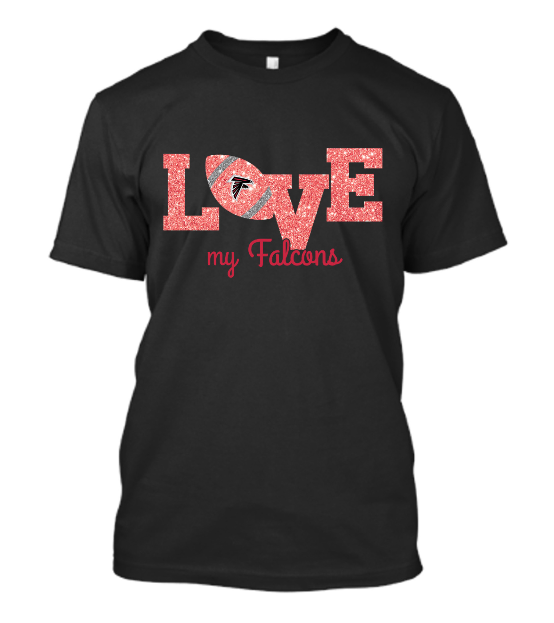 Atlanta Falcons Love Football Fans T-Shirt