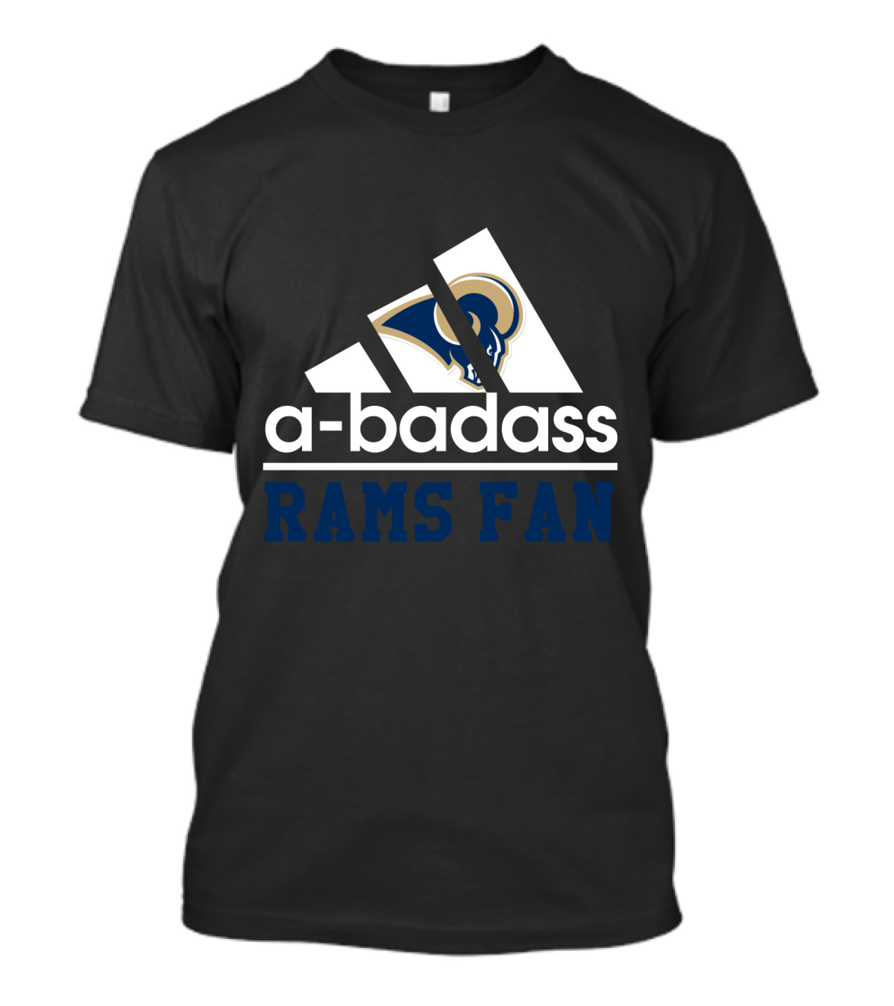 A-Badass Rams Fan Los Angeles Rams Cool For Fans T-Shirt