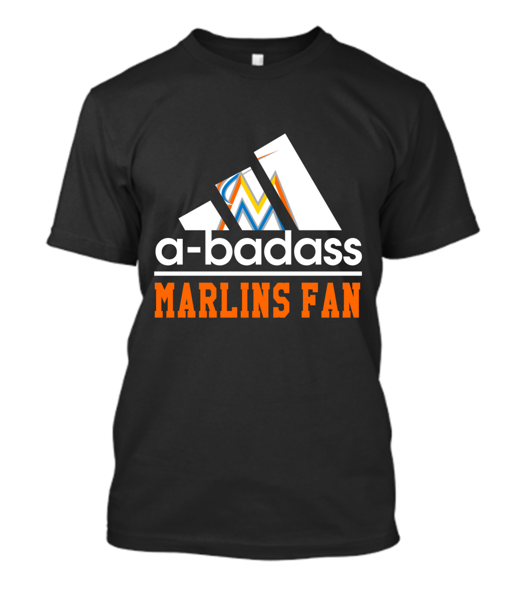 Miami Marlins Fan A-Badass T-Shirt