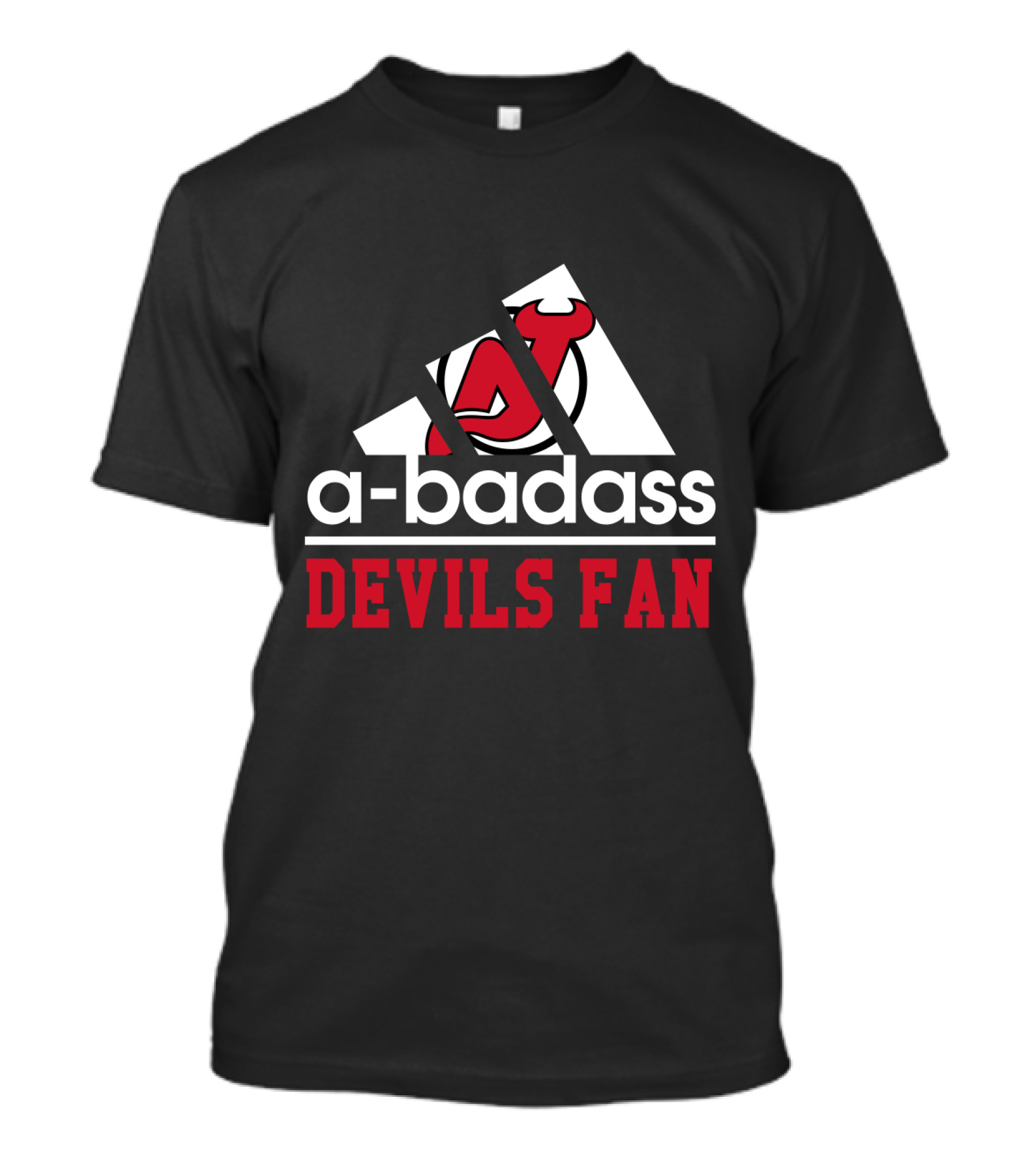A-Badass Devils Fan New Jersey Devils T-Shirt