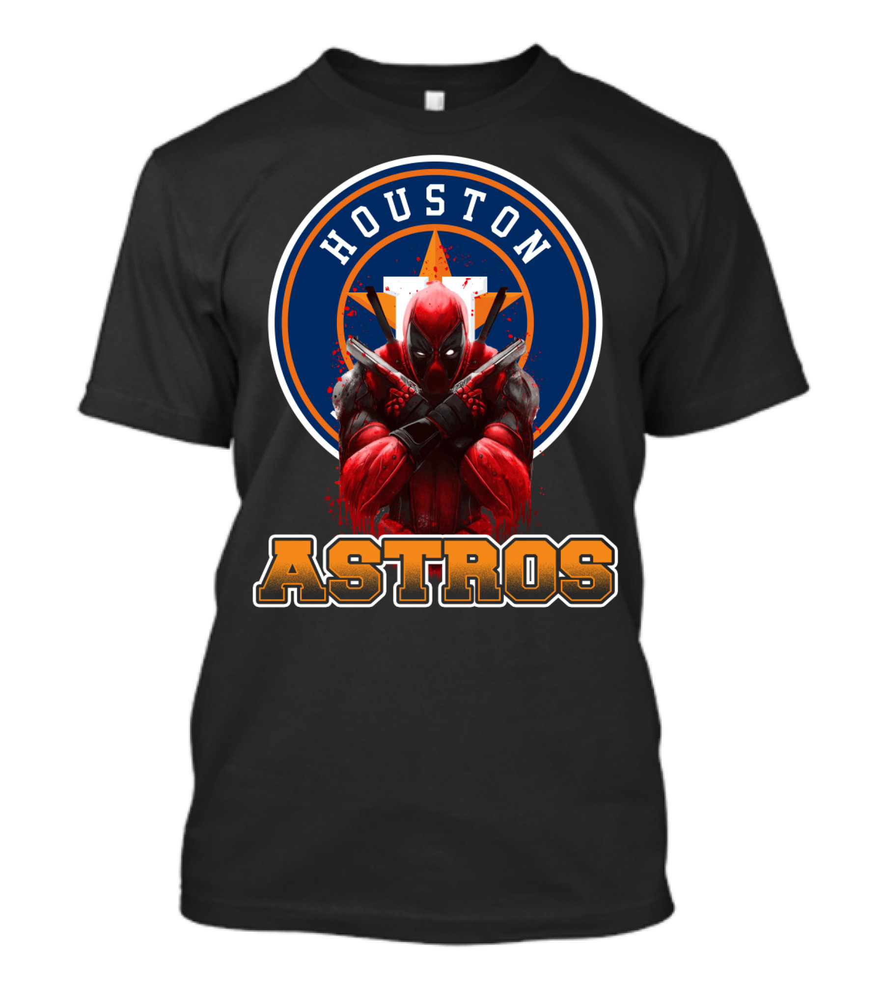 Houston Astros Deadpool Crossover T-Shirt