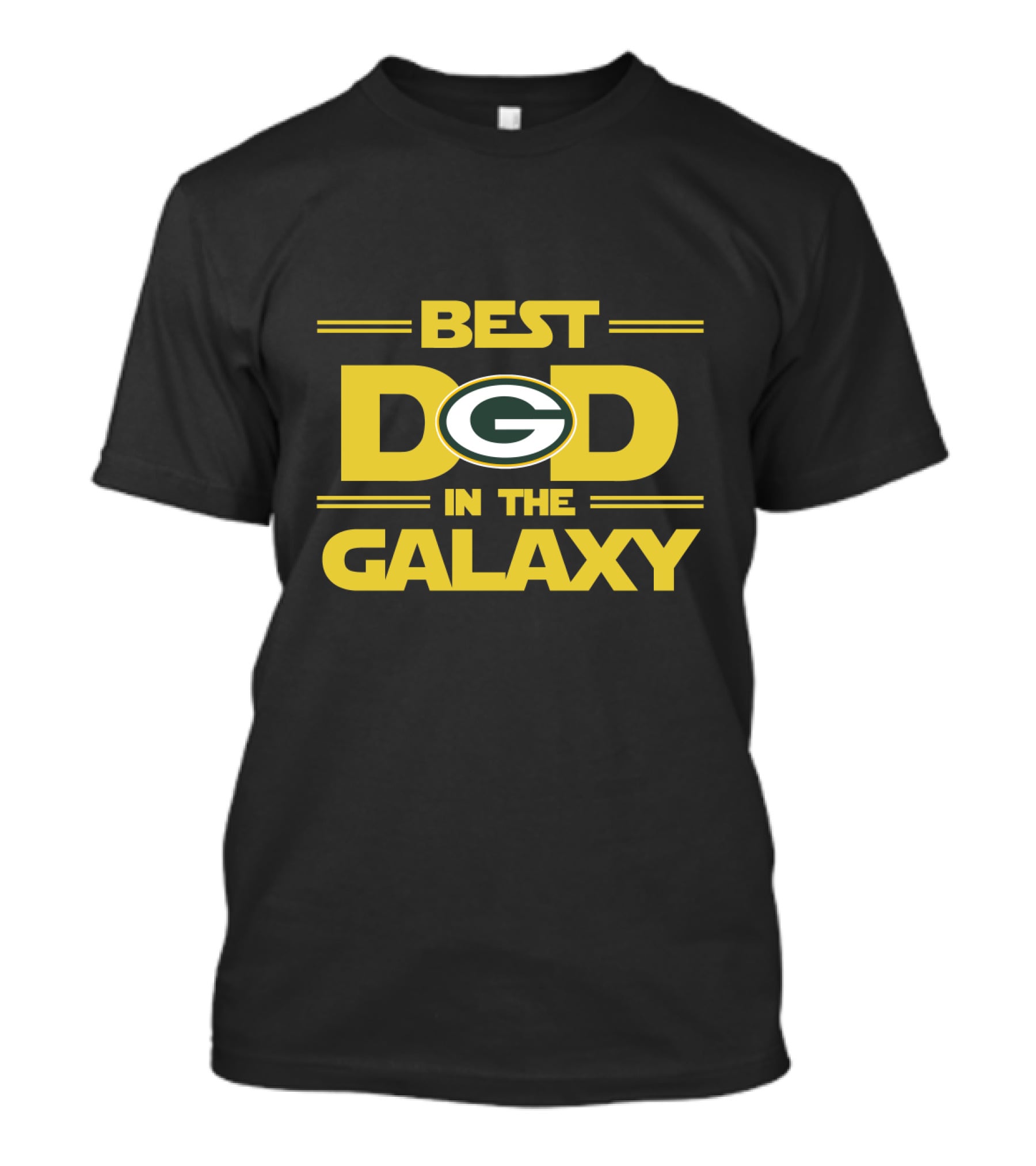 Best Green Bay Packers Dad In The Galaxy Fan T-Shirt