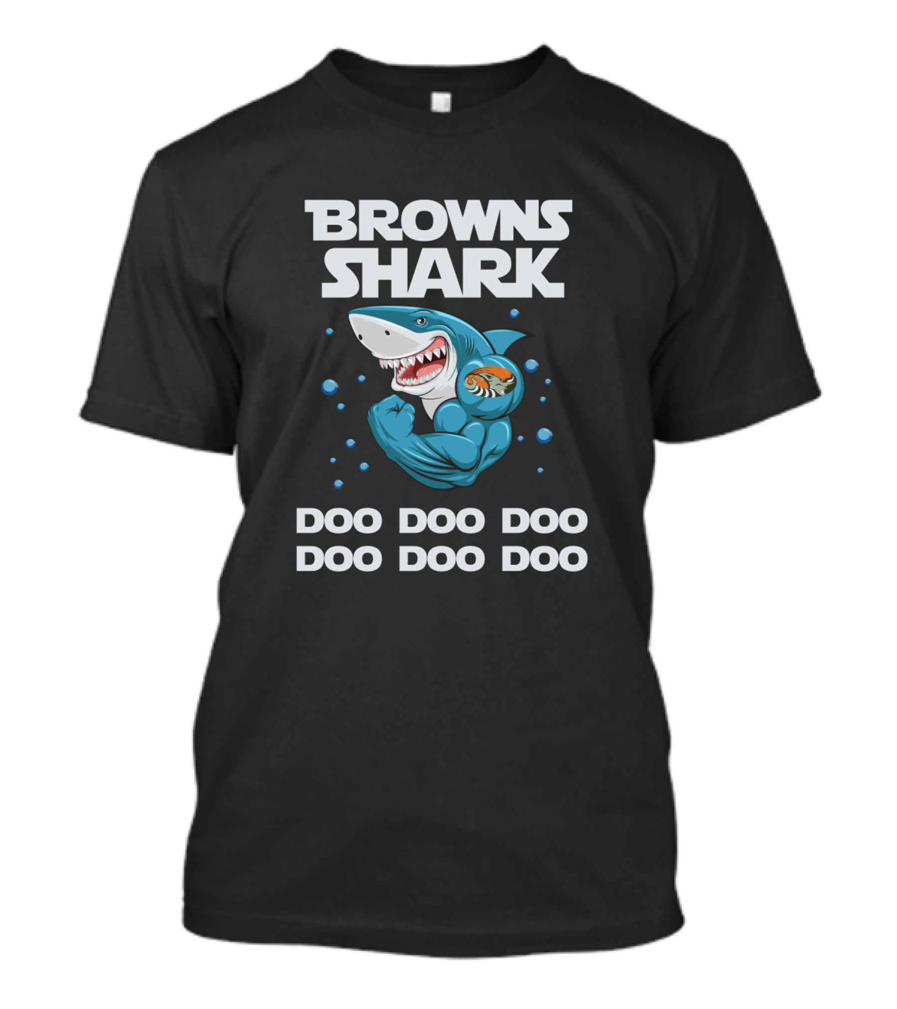 Browns Shark Doo Doo Doo Cleveland Nfl T-Shirt