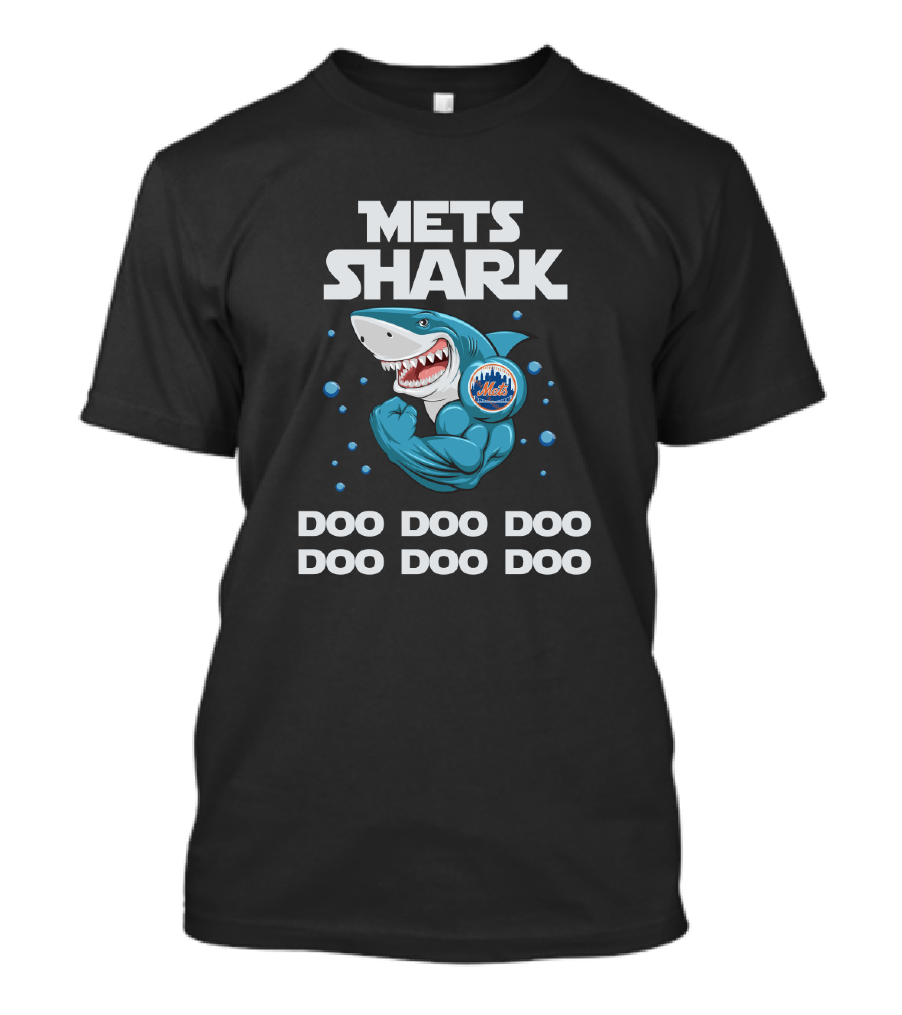 Mets Shark Doo Doo Doo Mets Mlb T-Shirt