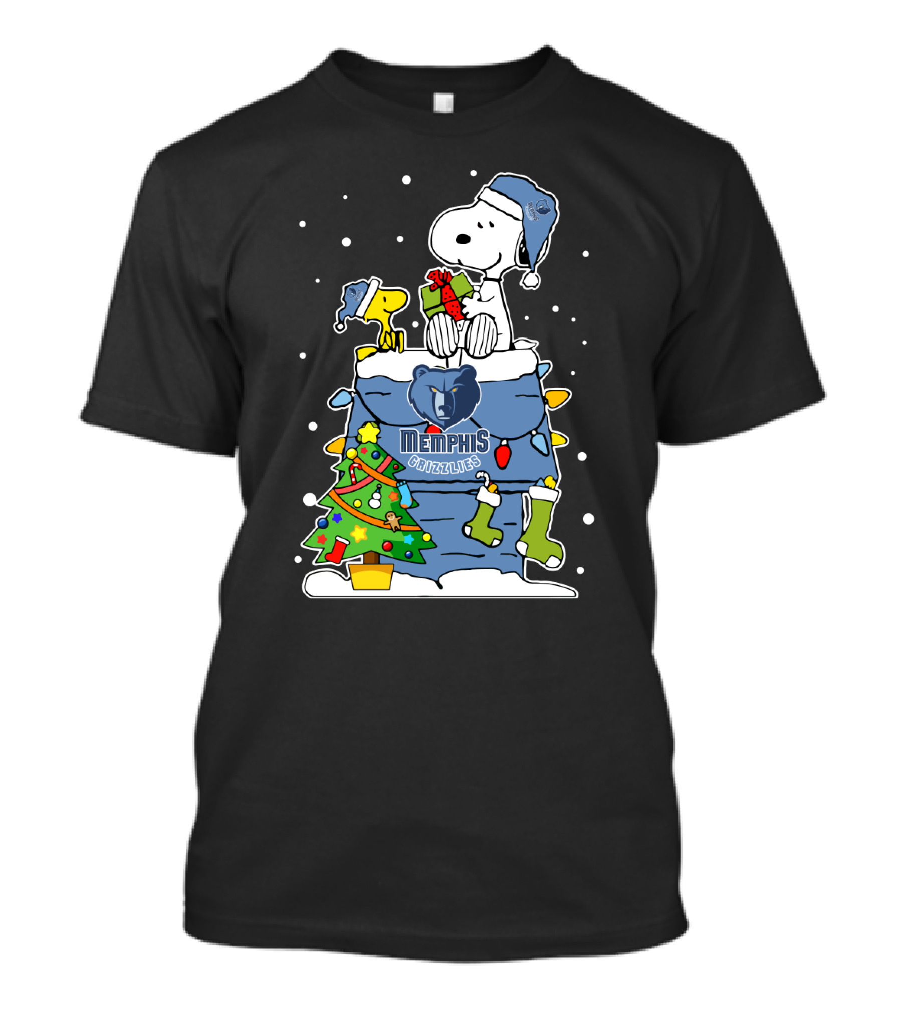 Memphis Grizzlies Snoopy Christmas Lover T-Shirt