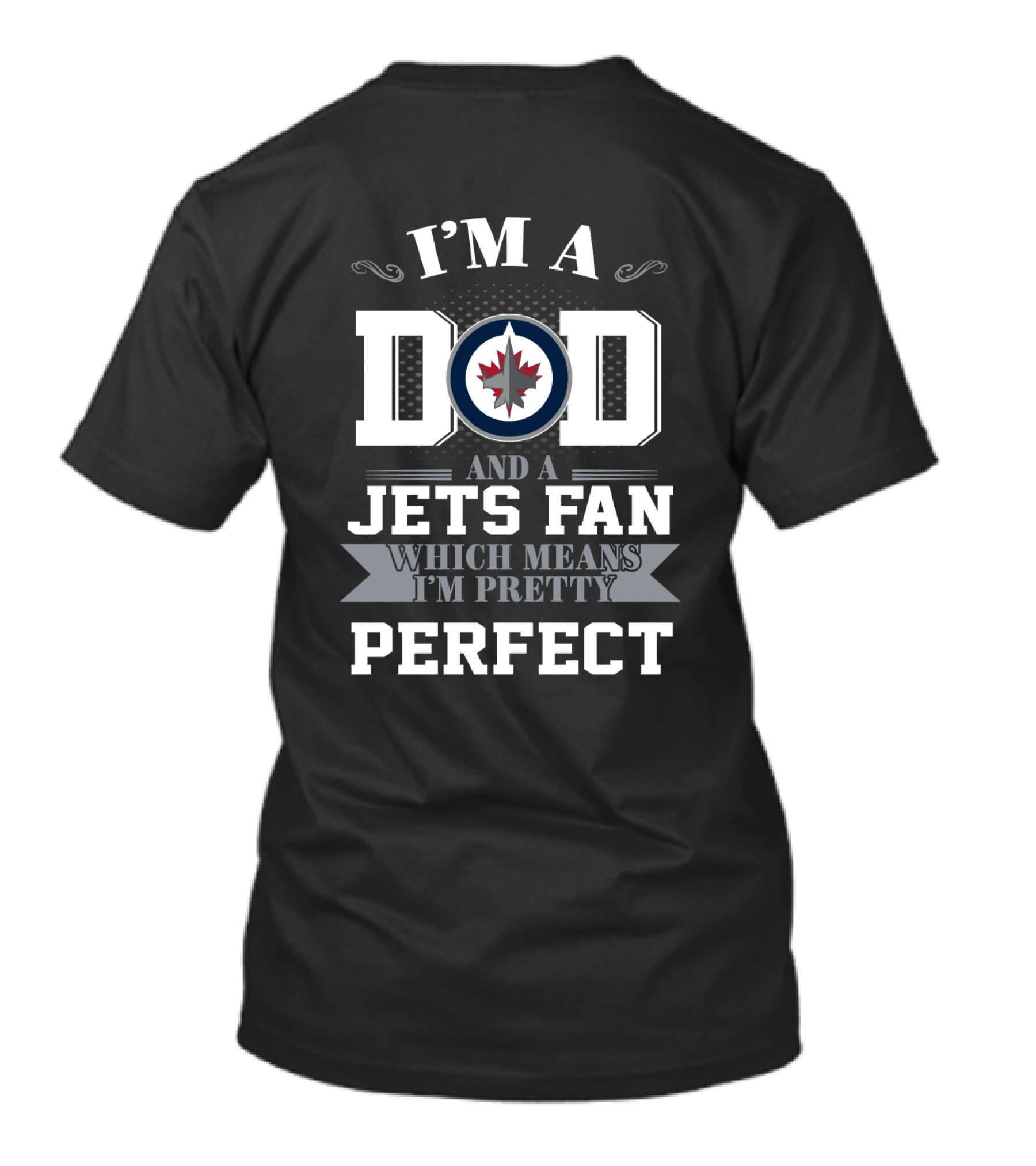 I'm A Dad And A Winnipeg Jets Fan Which Means I'm Pretty Perfect T-Shirt