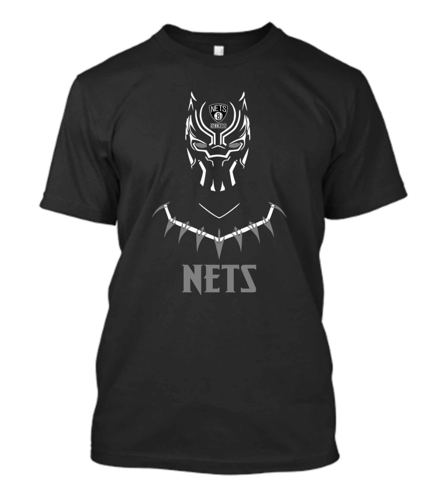 Black Panther Nba Brooklyn Nets Crossover Fan T-Shirt