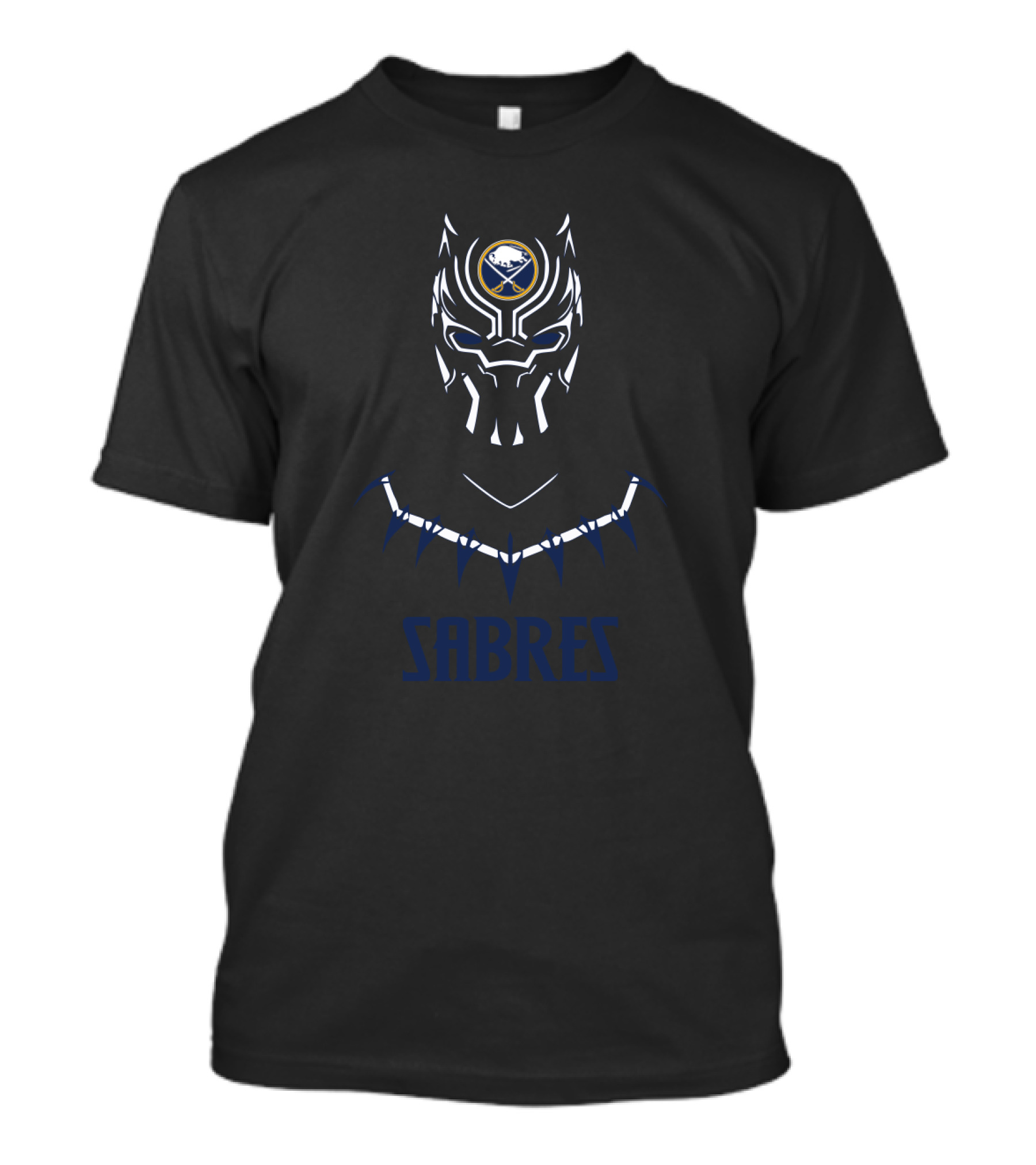 Sabres And Black Panther Fans Unite With Buffalo Hockey And Marvel Fusion T-Shirt