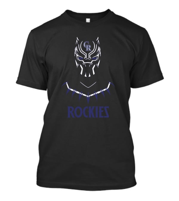 Black Panther Rockies Fans T-Shirt