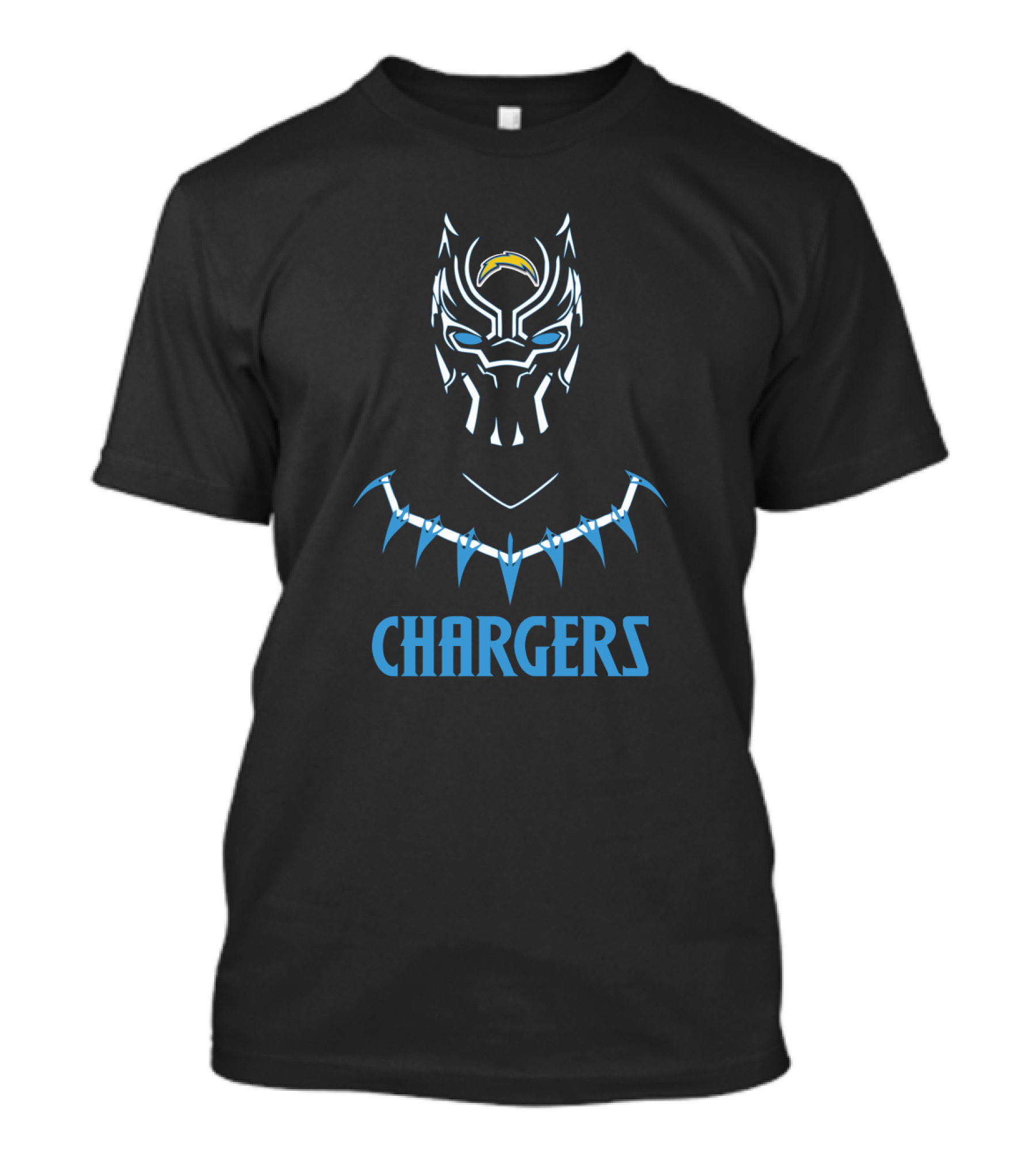 Black Panther Chargers Fans T-Shirt