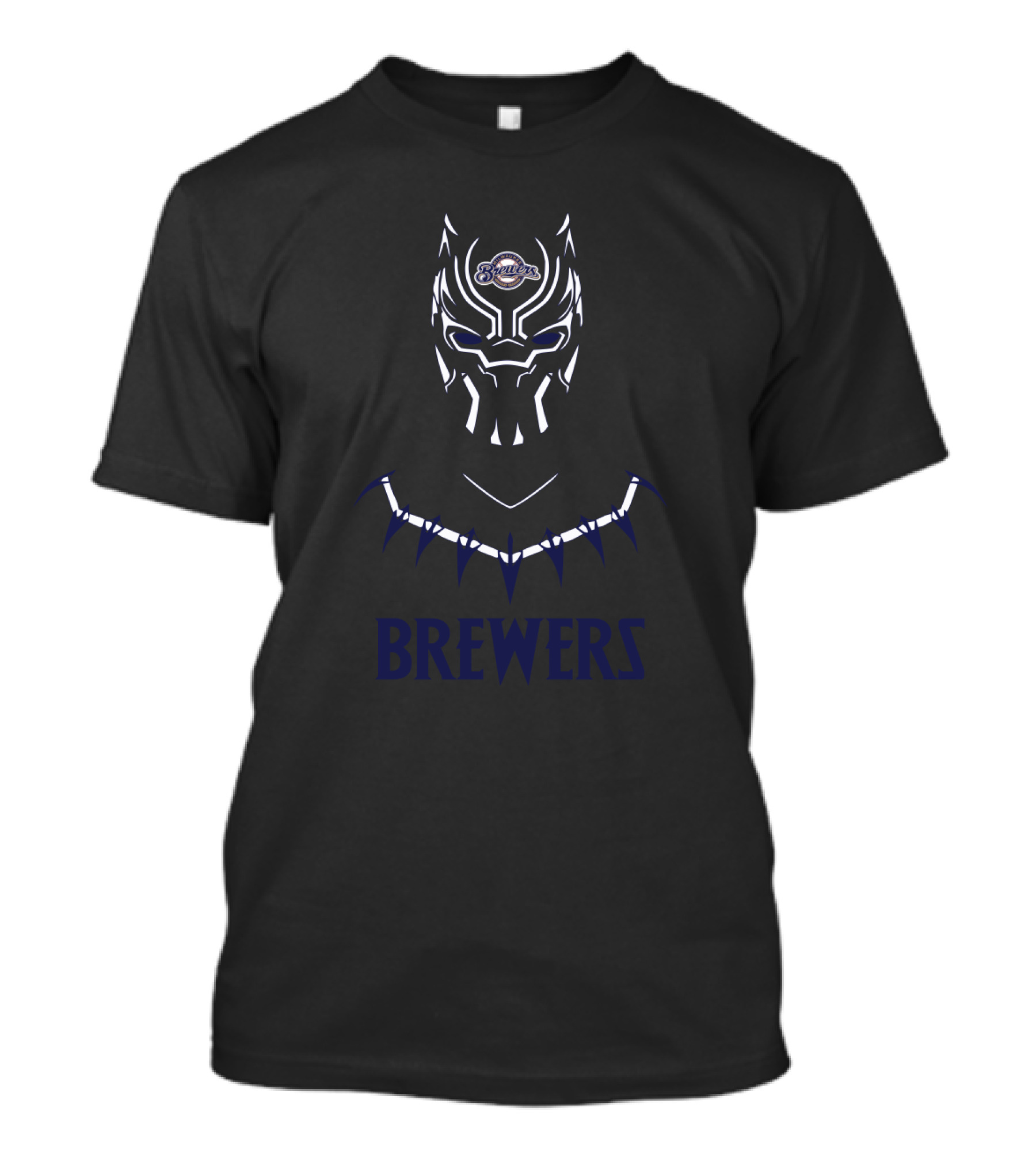 Milwaukee Brewers Black Panther Fan Mashup T-Shirt