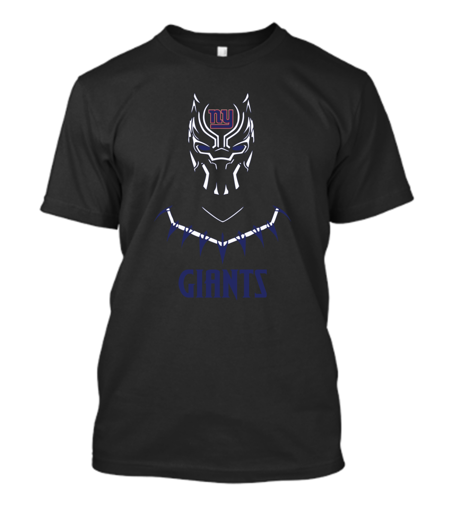 Black Panther New York Giants Nfl Fans T-Shirt