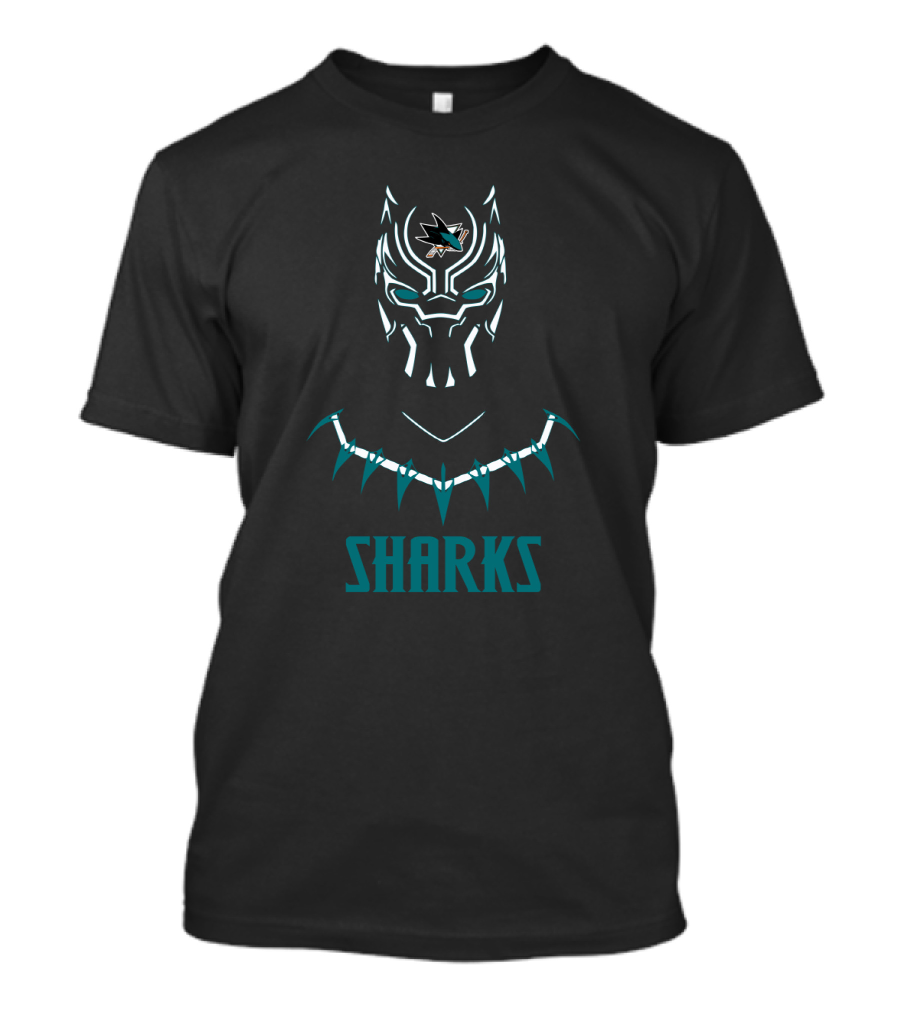 Black Panther San Jose Sharks Fans T-Shirt