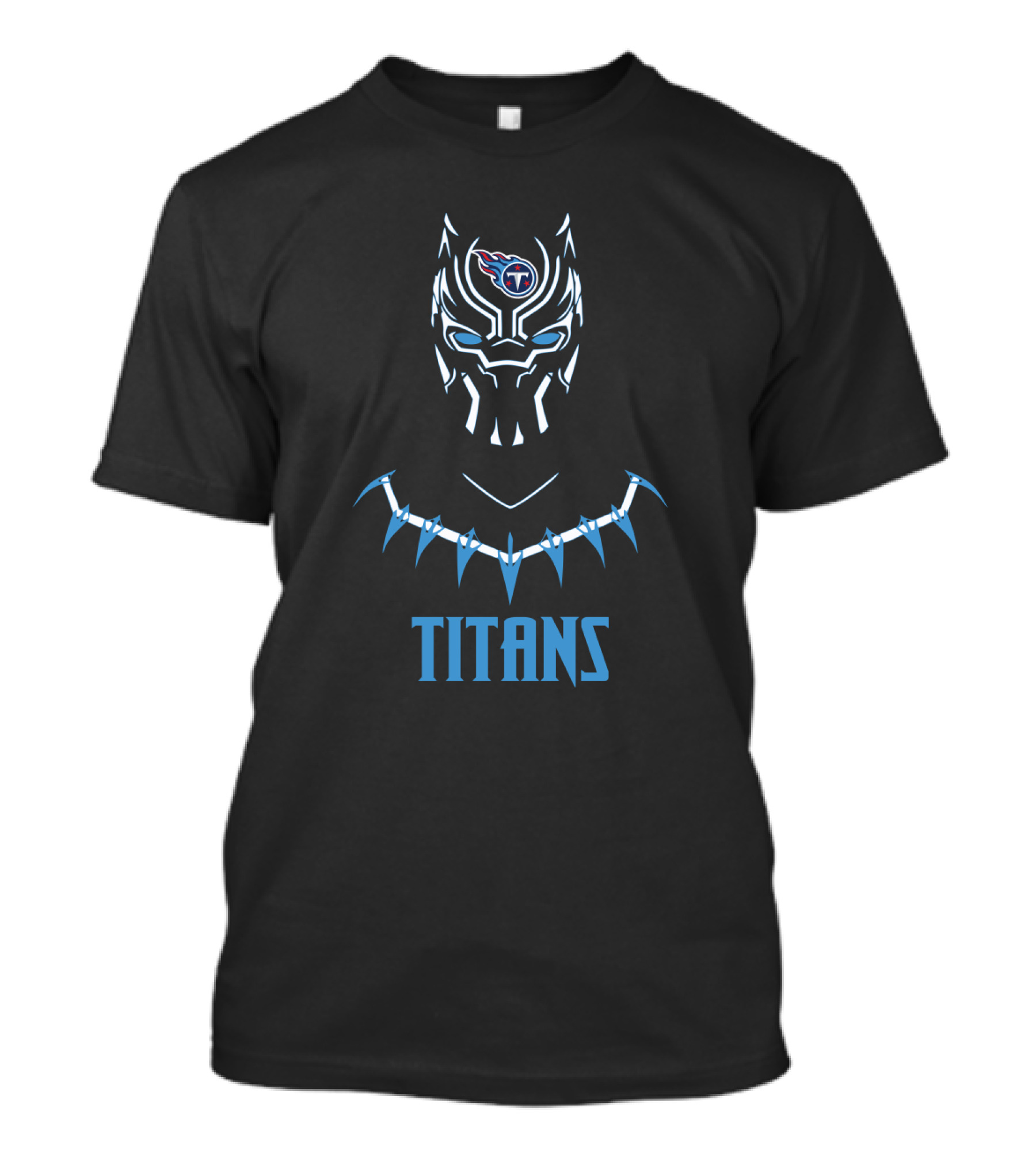 Black Panther Tennessee Titans Fans Titans Helm T-Shirt