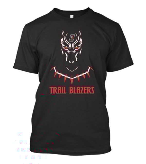 Trail Blazers Black Panther Fan T-Shirt