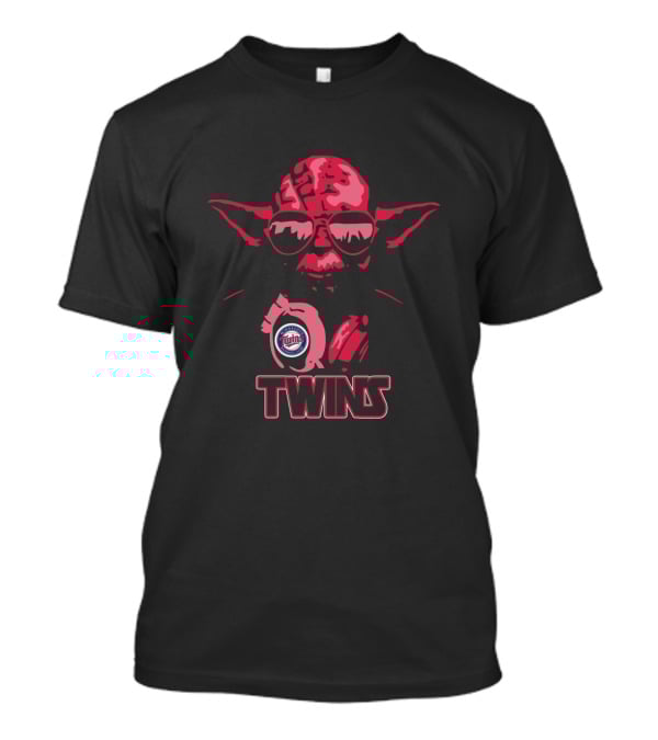 Yoda Star Wars Twins Fans Minnesota Baseball Mashup T-Shirt