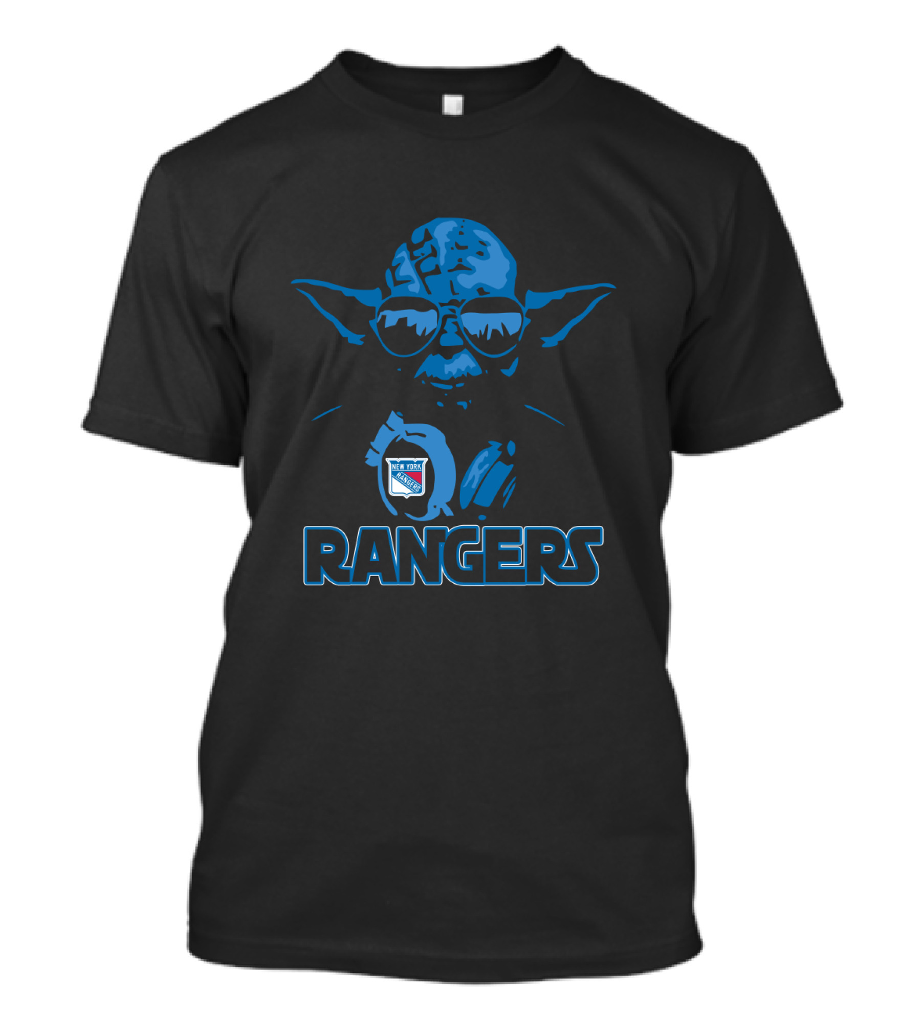 Yoda New York Rangers Fans Star Wars Inspired Rangers T-Shirt