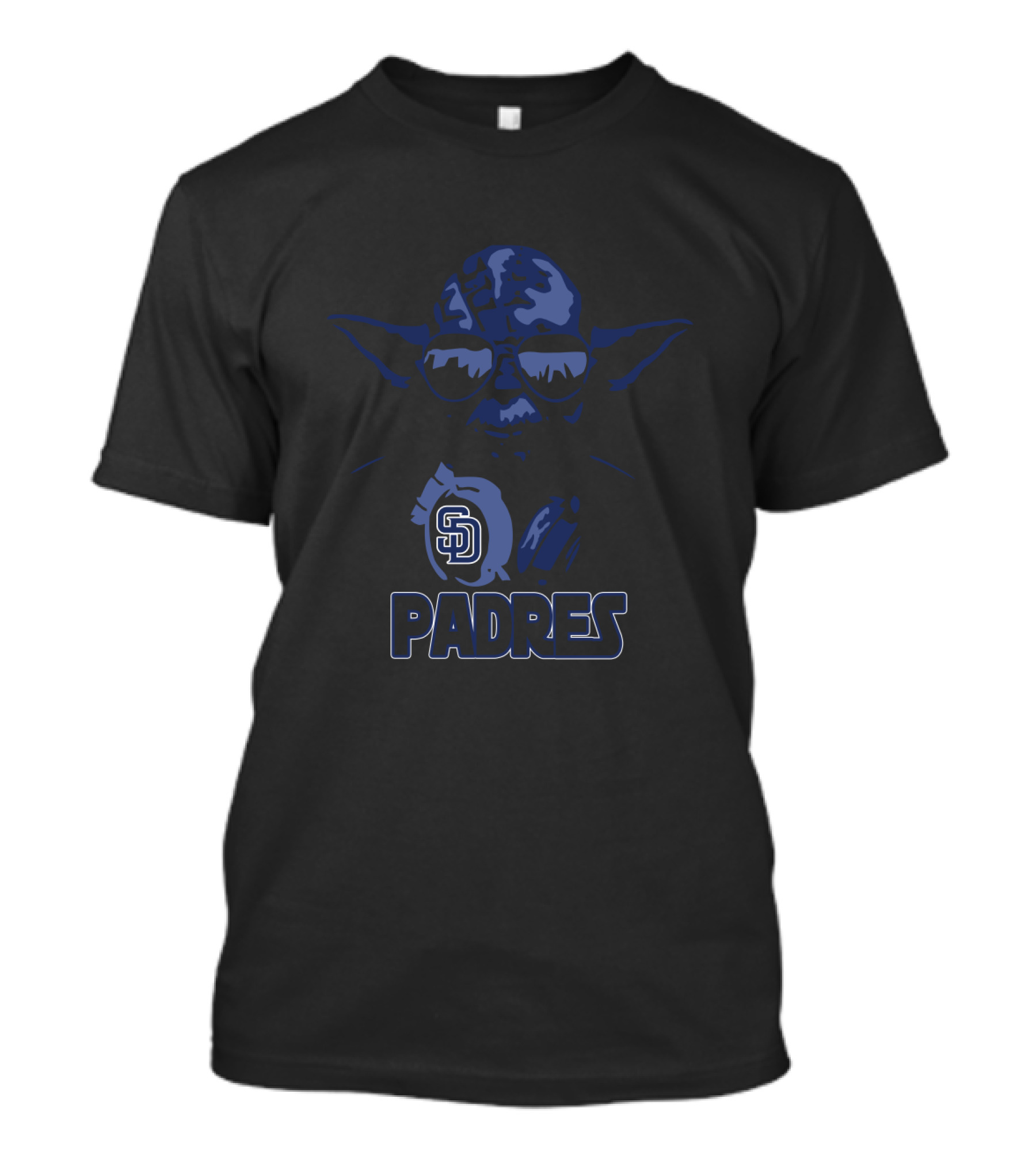 Yoda Star Wars Padres SD Logo Fans San Diego T-Shirt