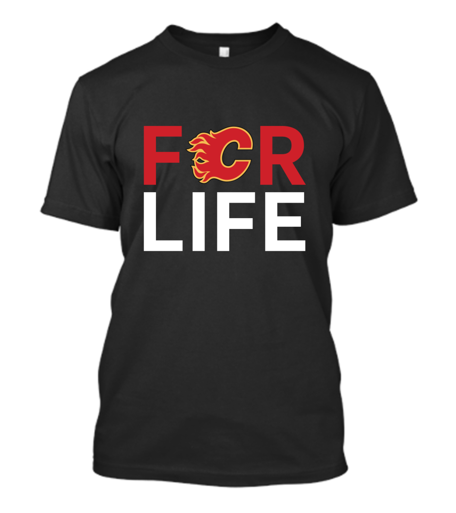 Calgary Flames For Life Fans Loyalty T-Shirt