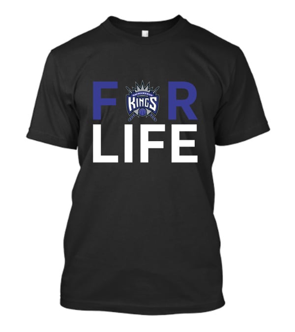 Sacramento Kings Logo For Life Fan Support T-Shirt