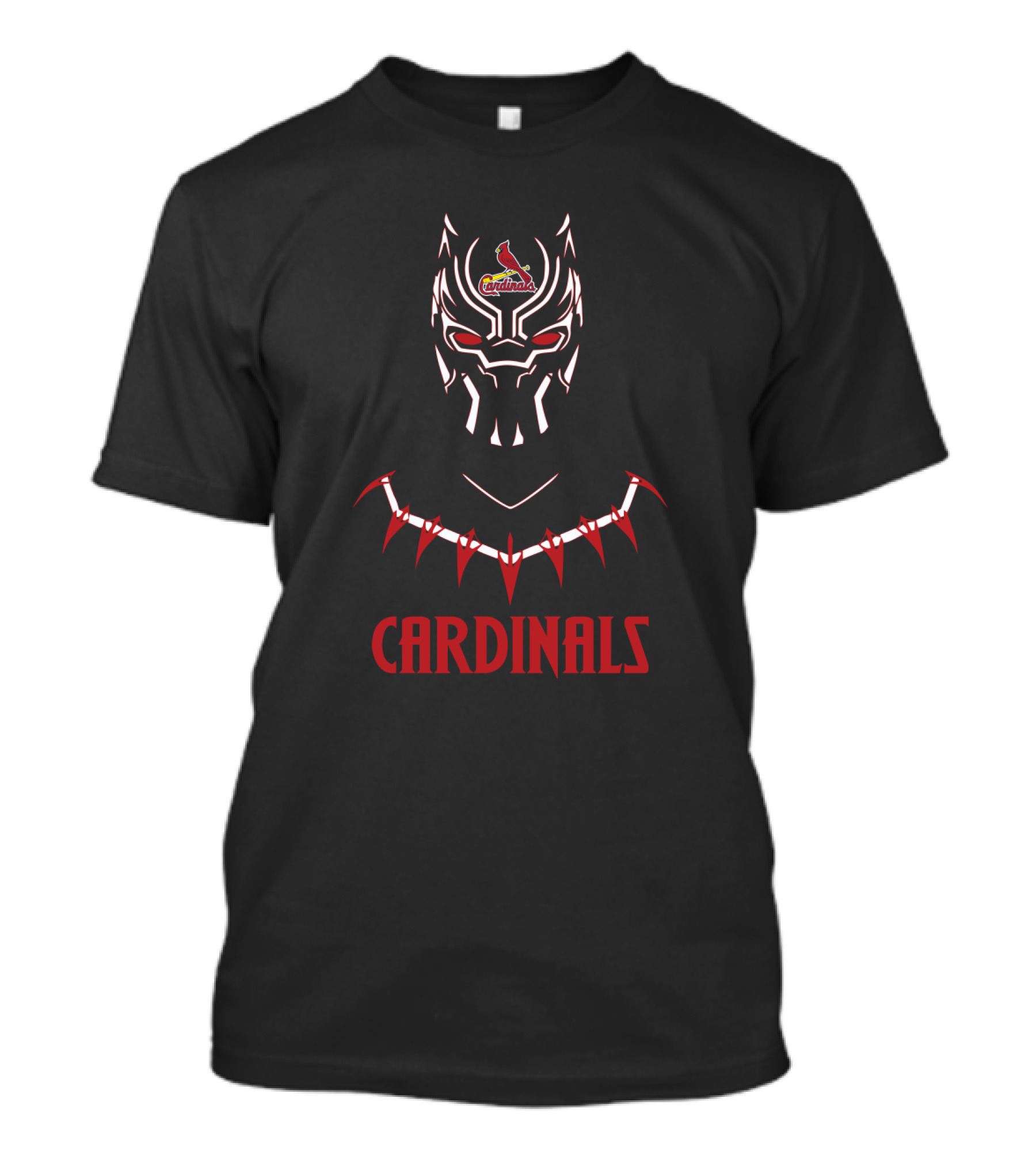 Cardinals Fans Black Panther Design With St. Louis Cardinals T-Shirt