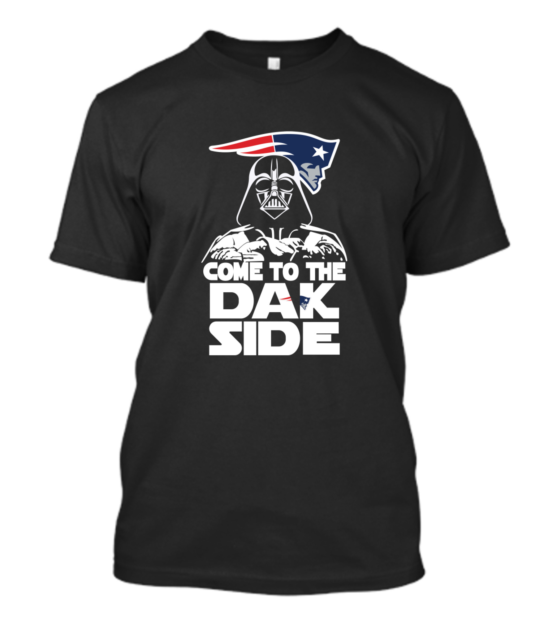 Come To The Dak Side Darth Vader New England Patriots Fan T-Shirt