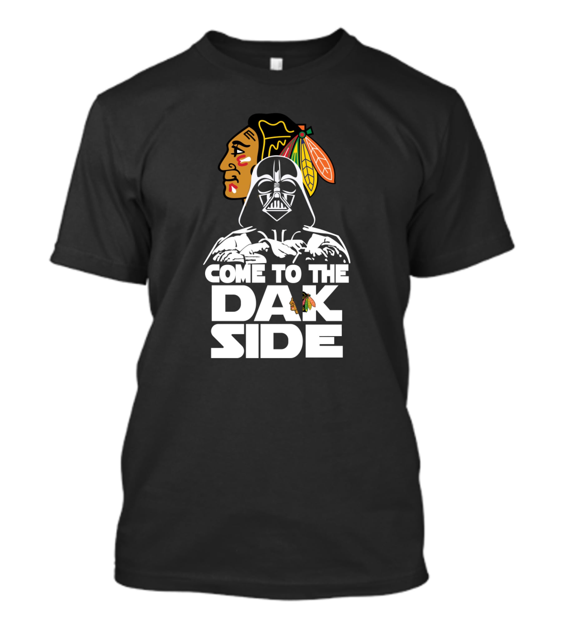 Come To The Dark Side Darth Vader Chicago Blackhawks Fan T-Shirt