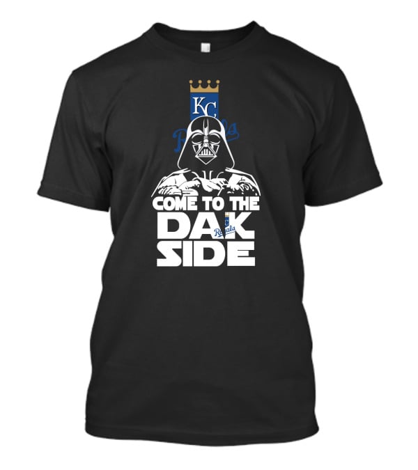 Darth Vader Come To The Royals Dark Side Kansas City Fans T-Shirt
