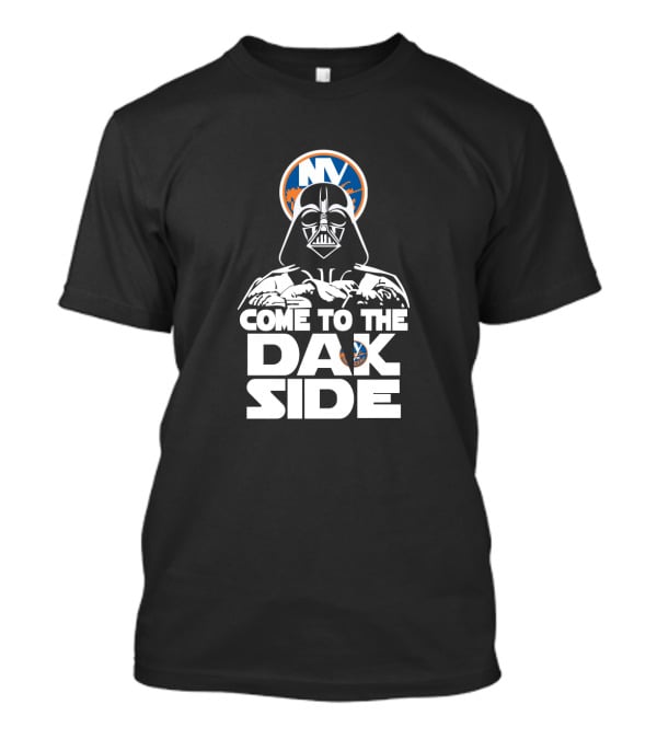 New York Islanders Darth Vader Come To The Dark Side T-Shirt