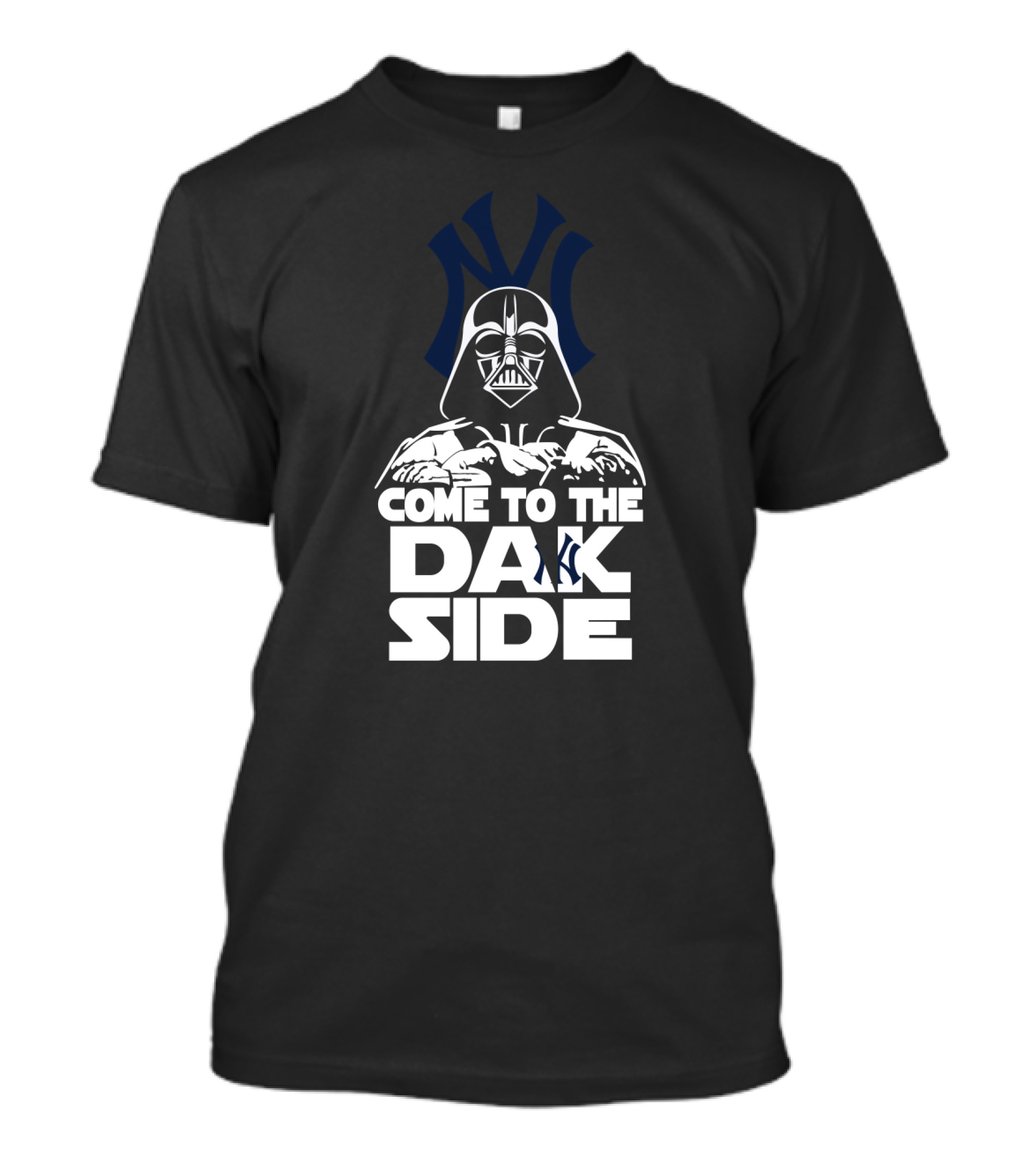 Darth Vader Come To The Dark Side New York Yankees Fans Iconic Crossover T-Shirt