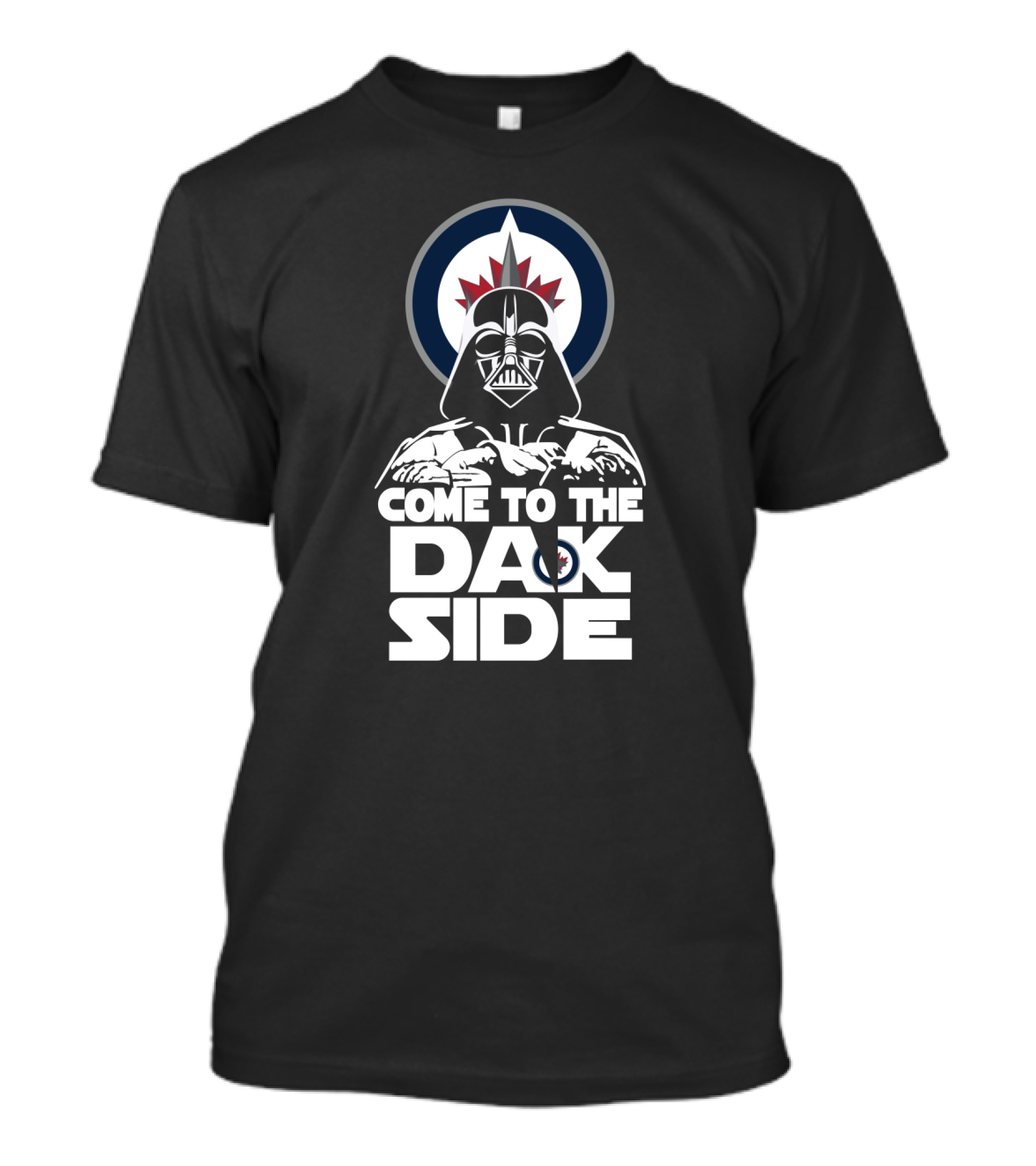Come To The Dark Side Winnipeg Jets Fans Darth Vader T-Shirt