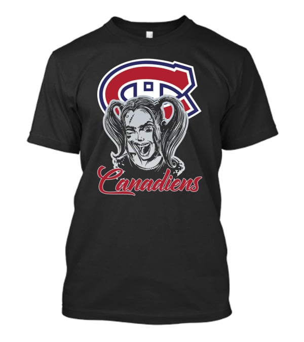 Harley Quinn Joker Montreal Canadiens Fans T-Shirt