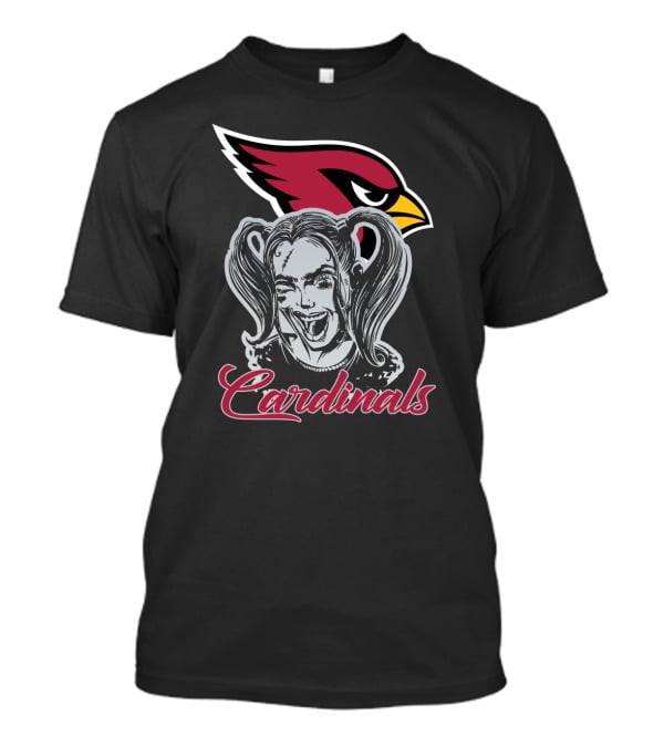 Harley Quinn And Arizona Cardinals Fans Cardinals T-Shirt