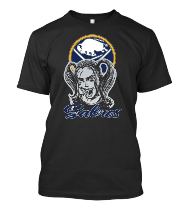 Buffalo Sabres Fans Harley Quinn Mashup T-Shirt