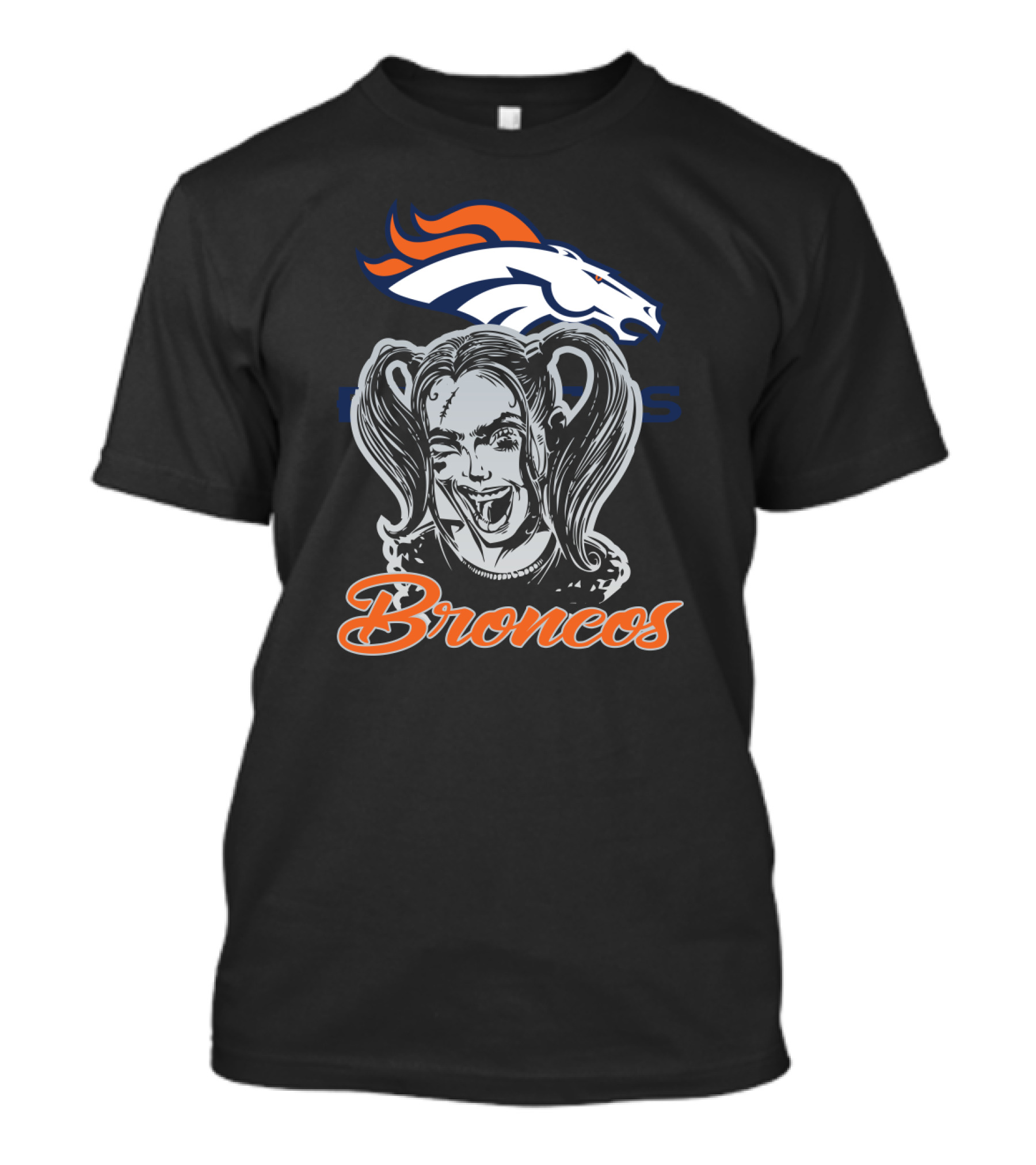 Harley Quinn Broncos Fans Denver Broncos T-Shirt