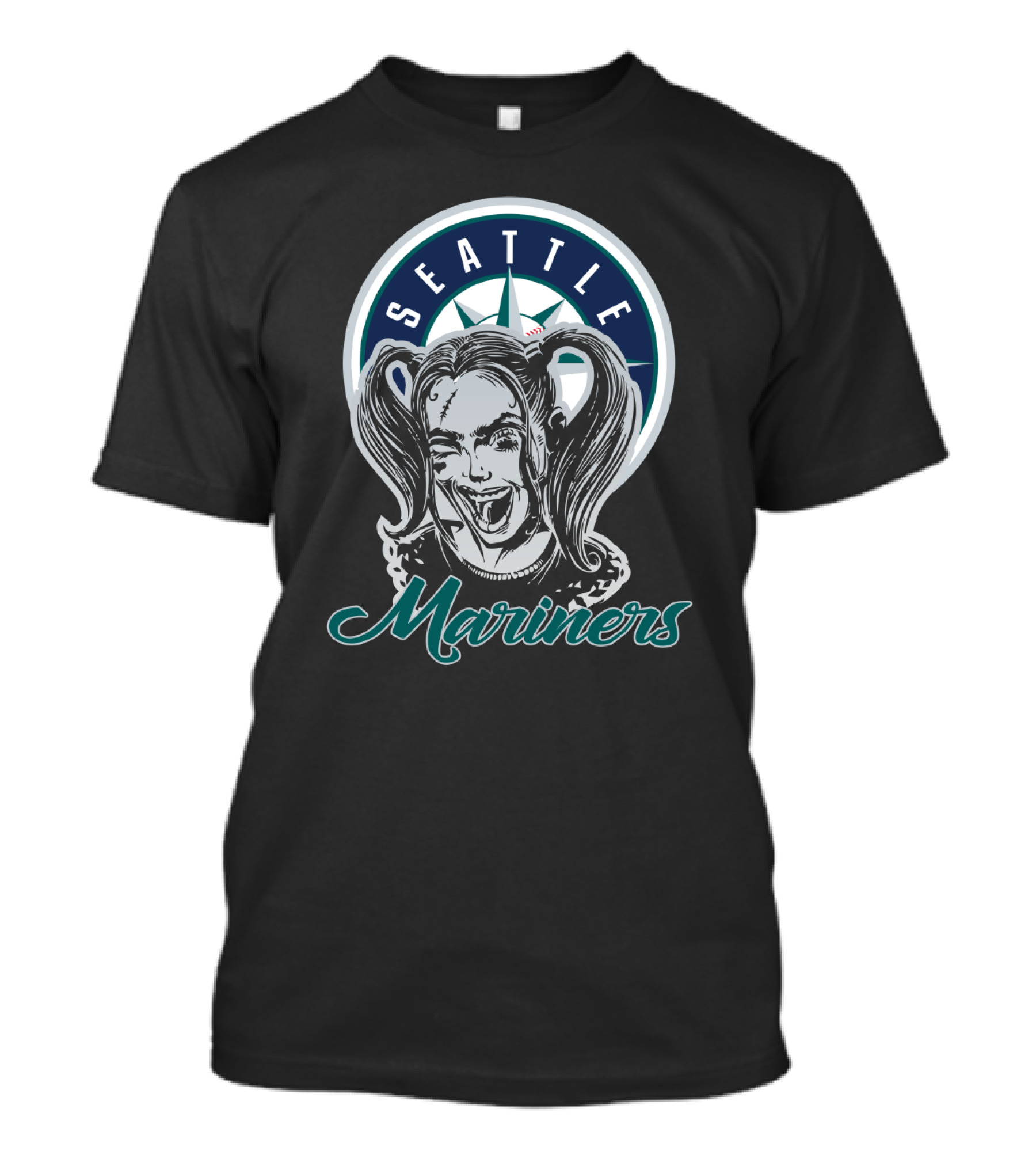 Harley Quinn Seattle Mariners Fans T-Shirt